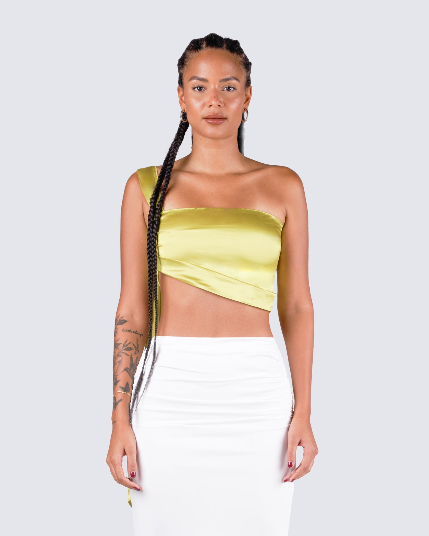 Marena Green Cropped Top