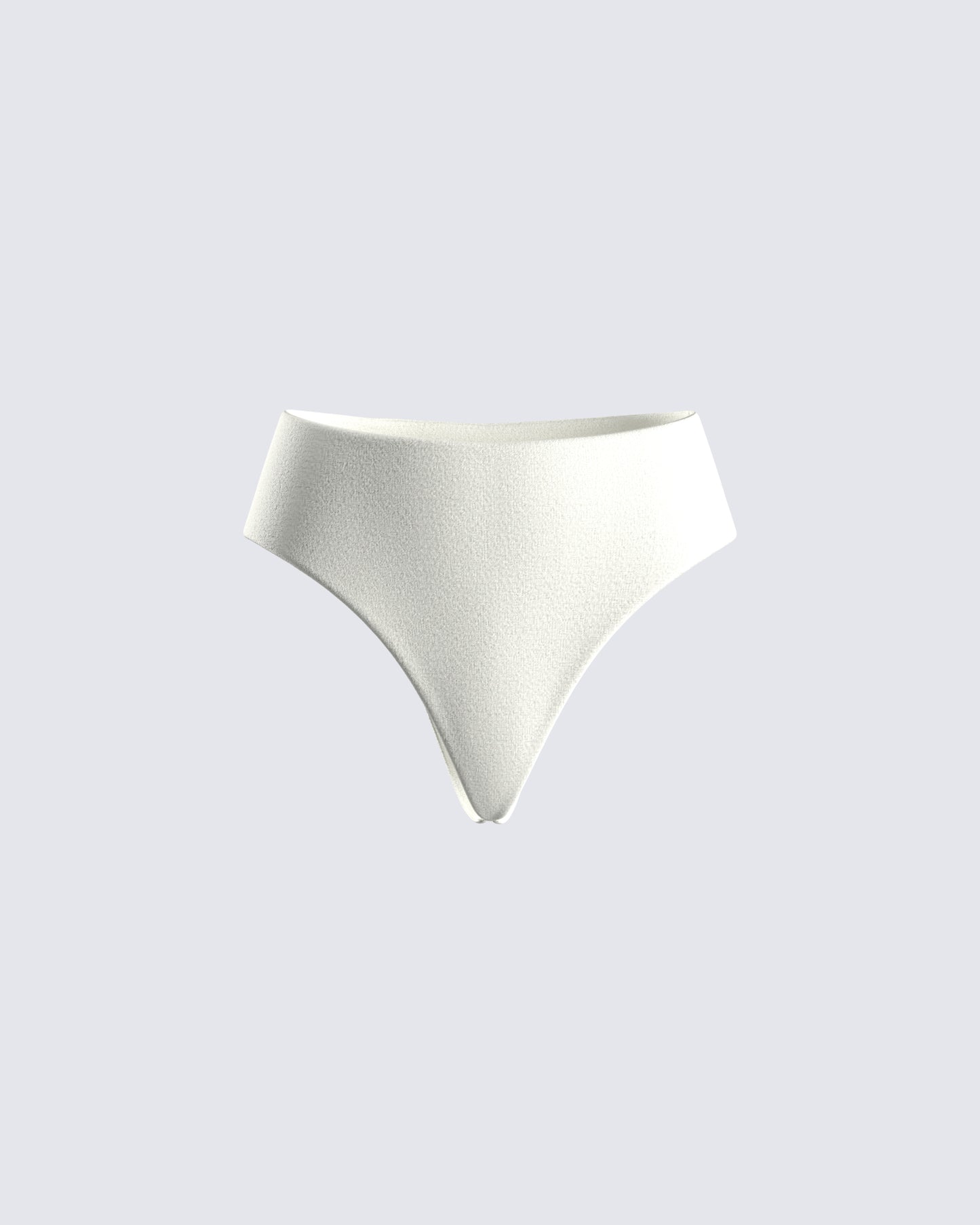 Yanni Cream Jersey Booty Short 3d product front