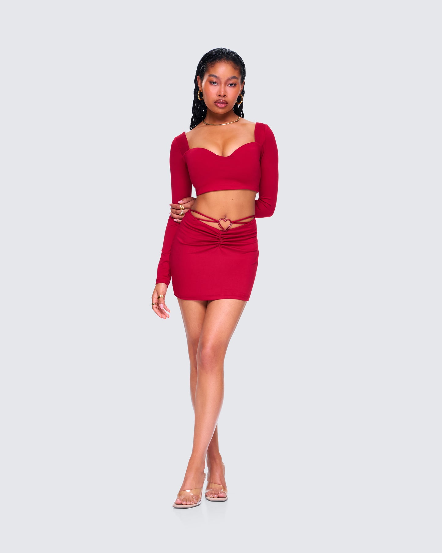 Venetia Red Sweetheart Top