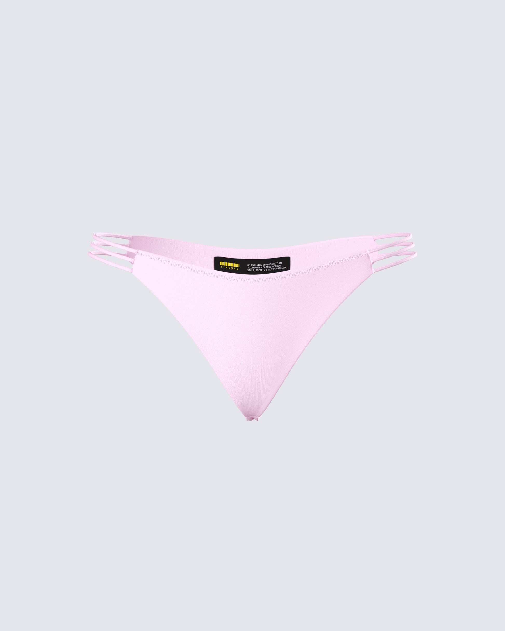 Halsey Pink Cheeky Bikini Bottom product front