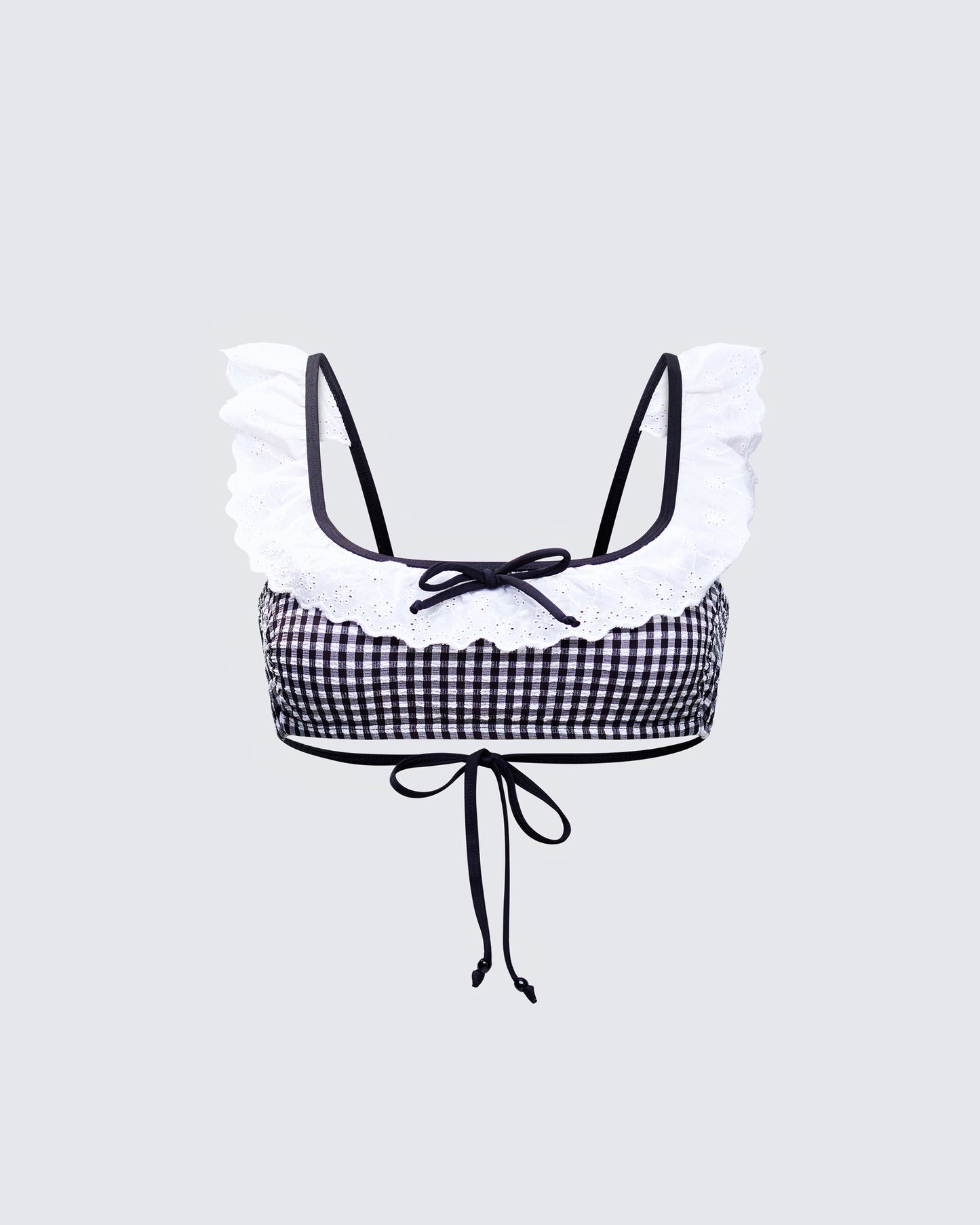 Birdie Multi Gingham Bikini Top