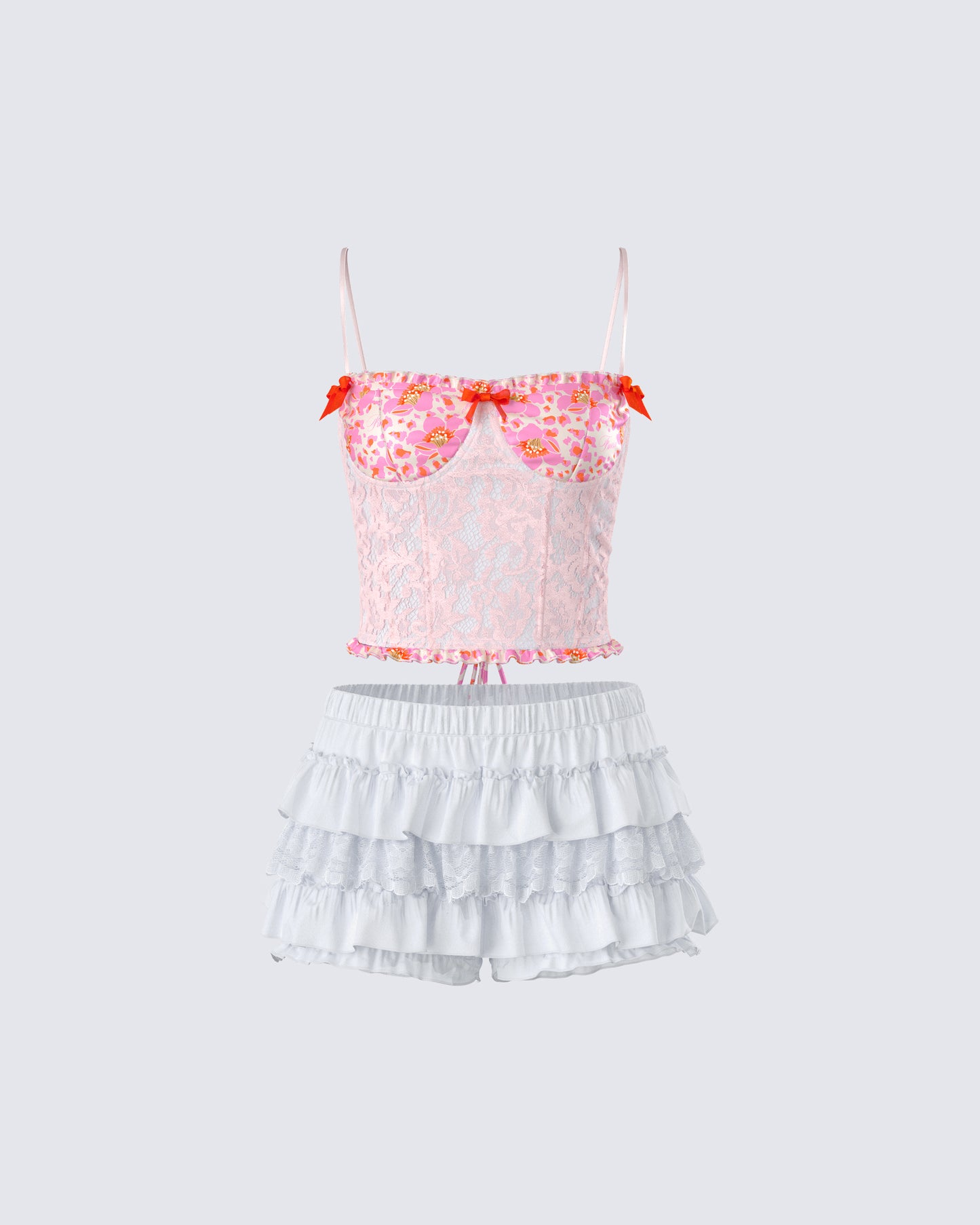 Ana Ruffle & Lace Set product front