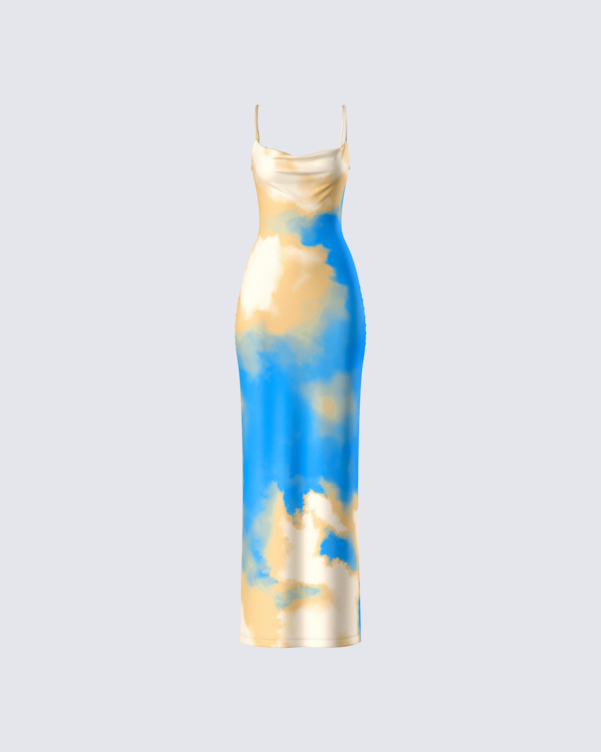tie dye slip dress silk Wilfred + Tie-Dye Slip Dress