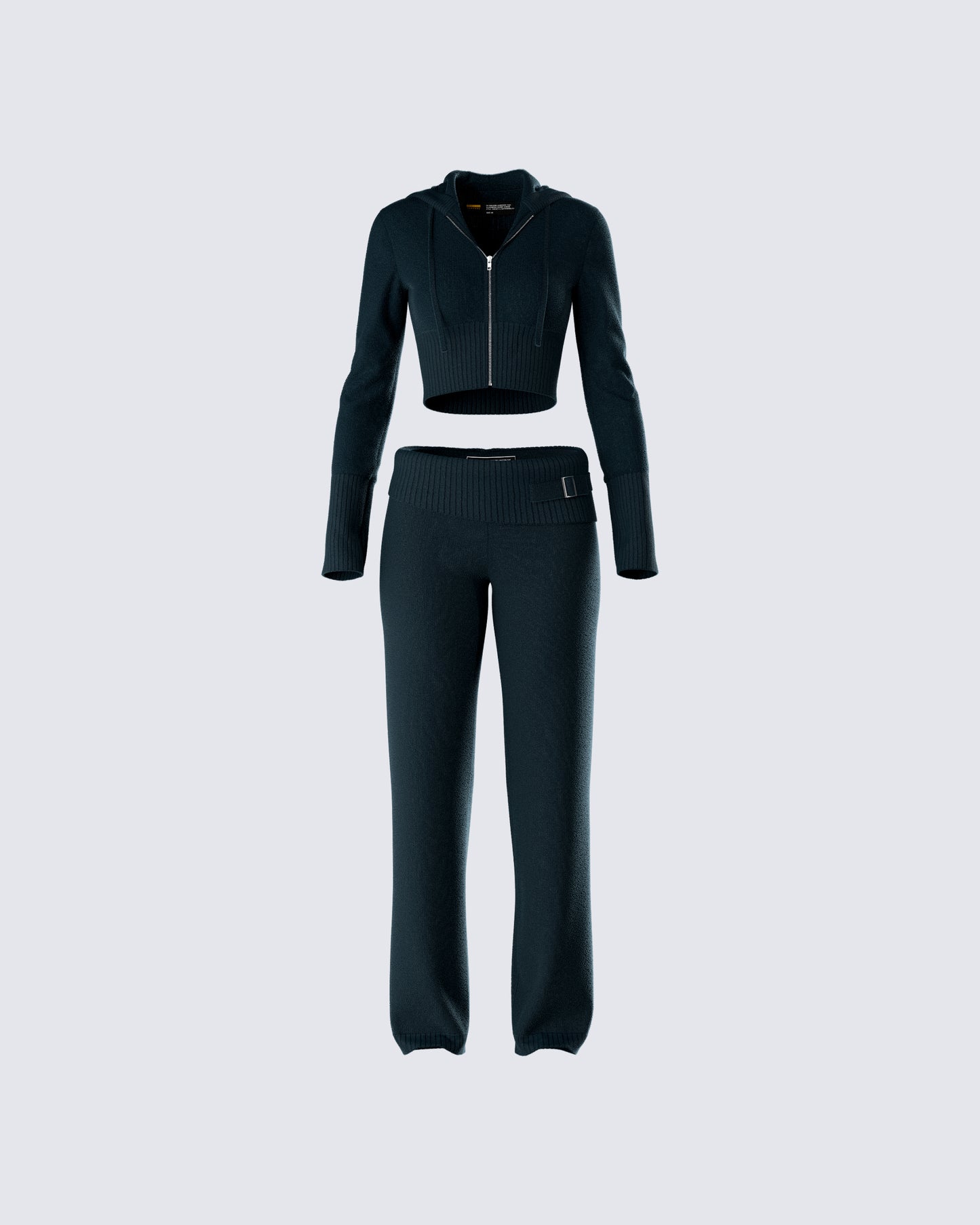 Alyssa Black Knit Set product front