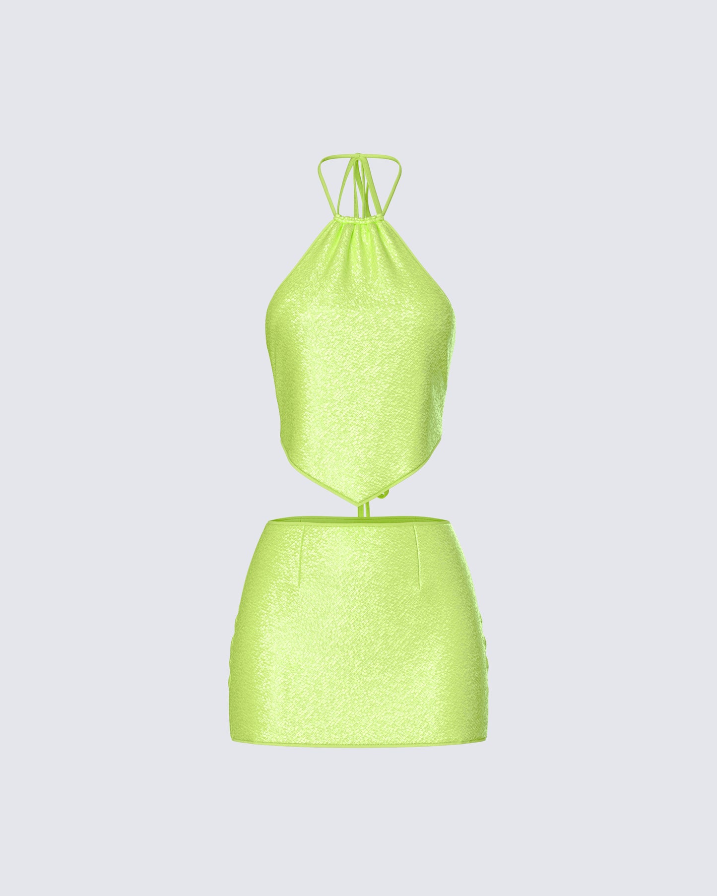 Courtney Yellow Sequin Set product front