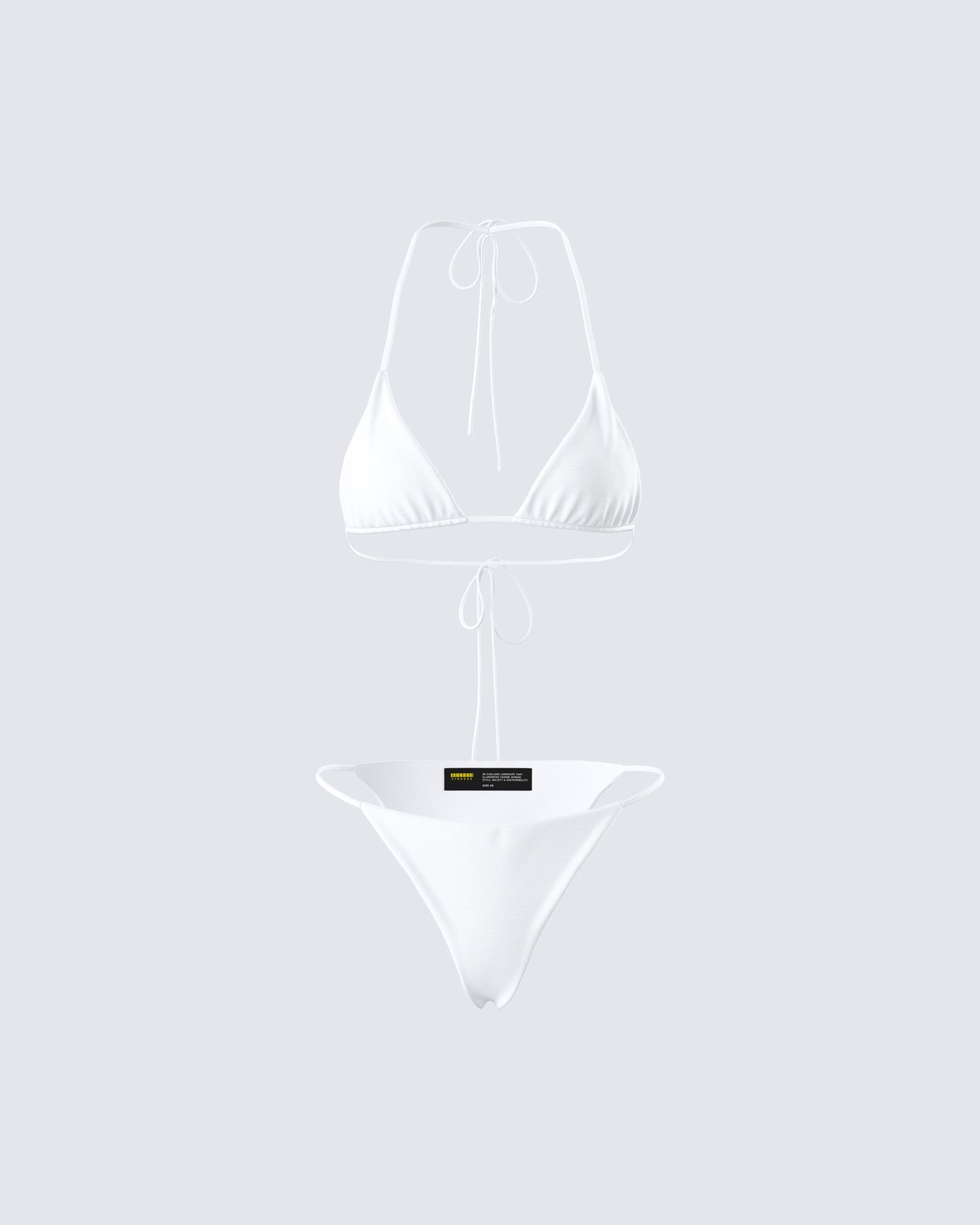Twyla White Bikini Set product front