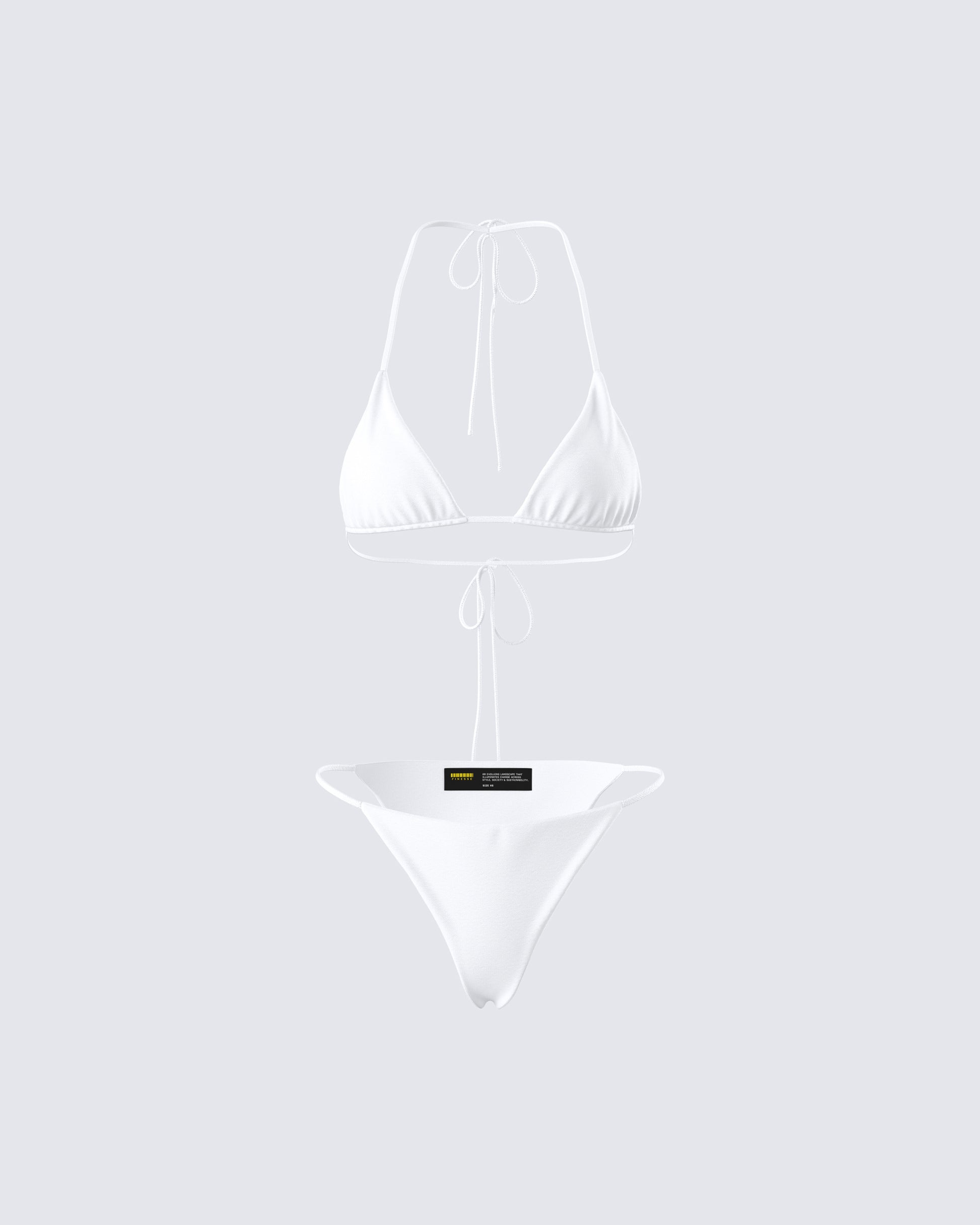Twyla White Bikini Set product front