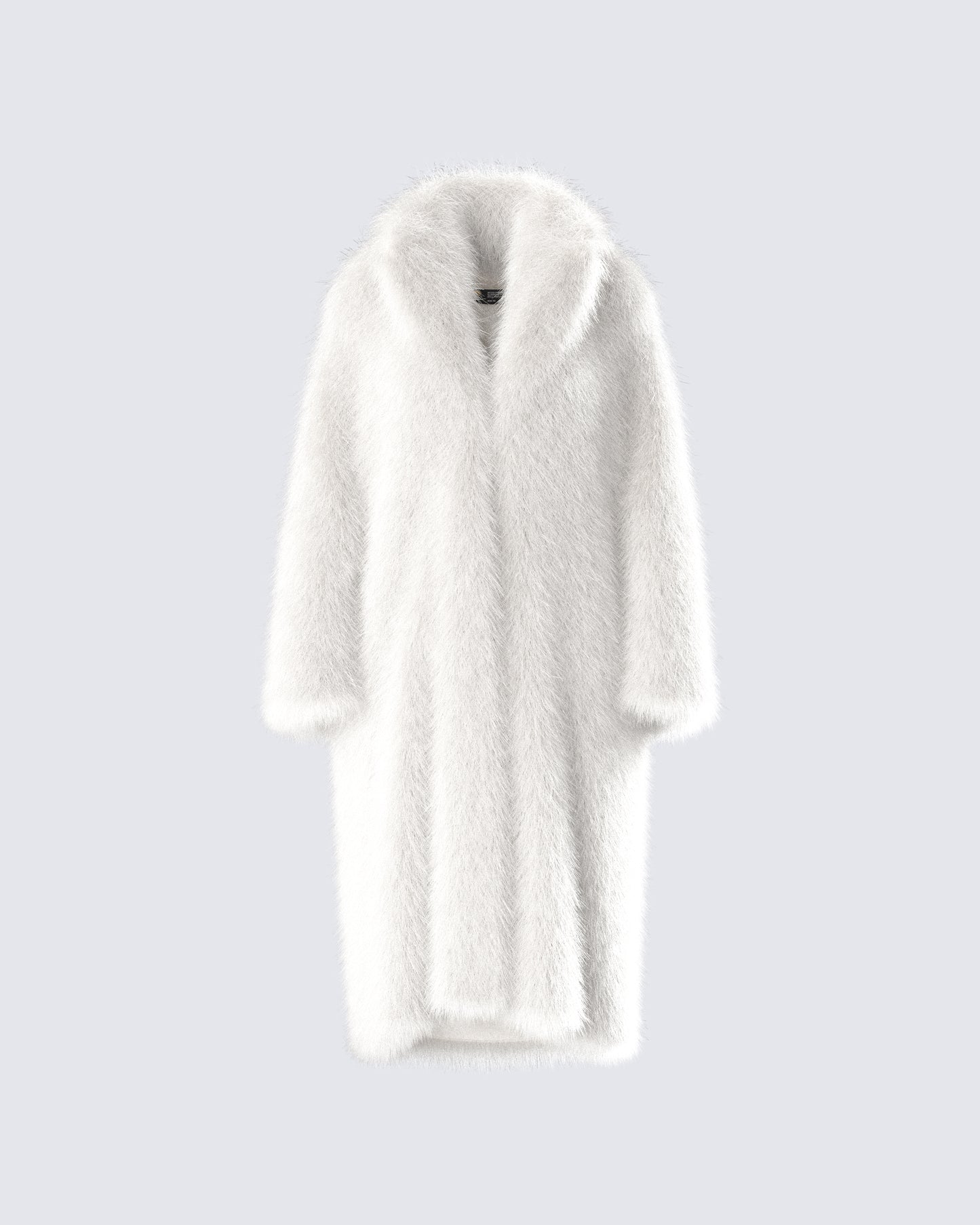 Trista Ivory Faux Fur Coat product front