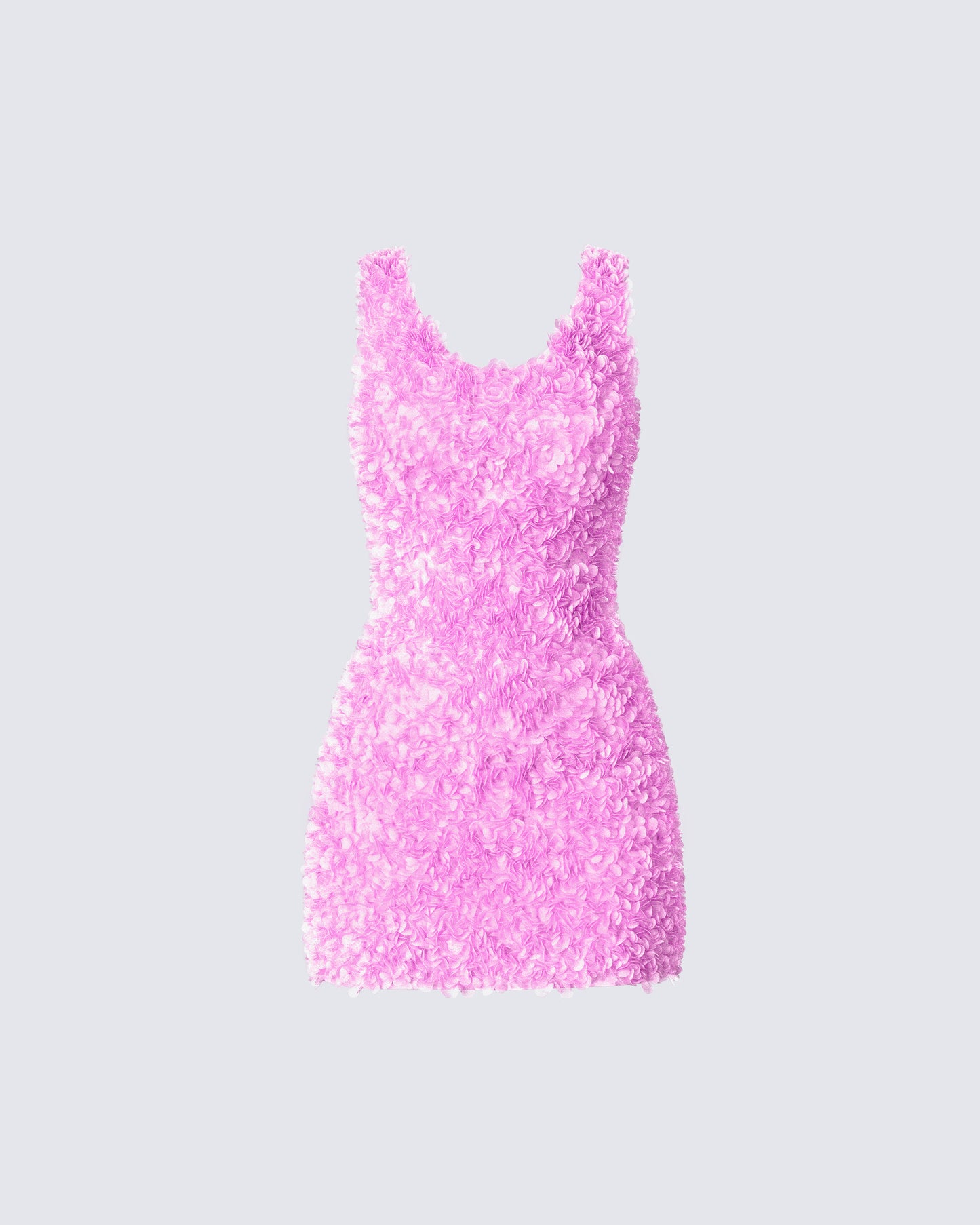 Christy Pink Petal Mini Dress