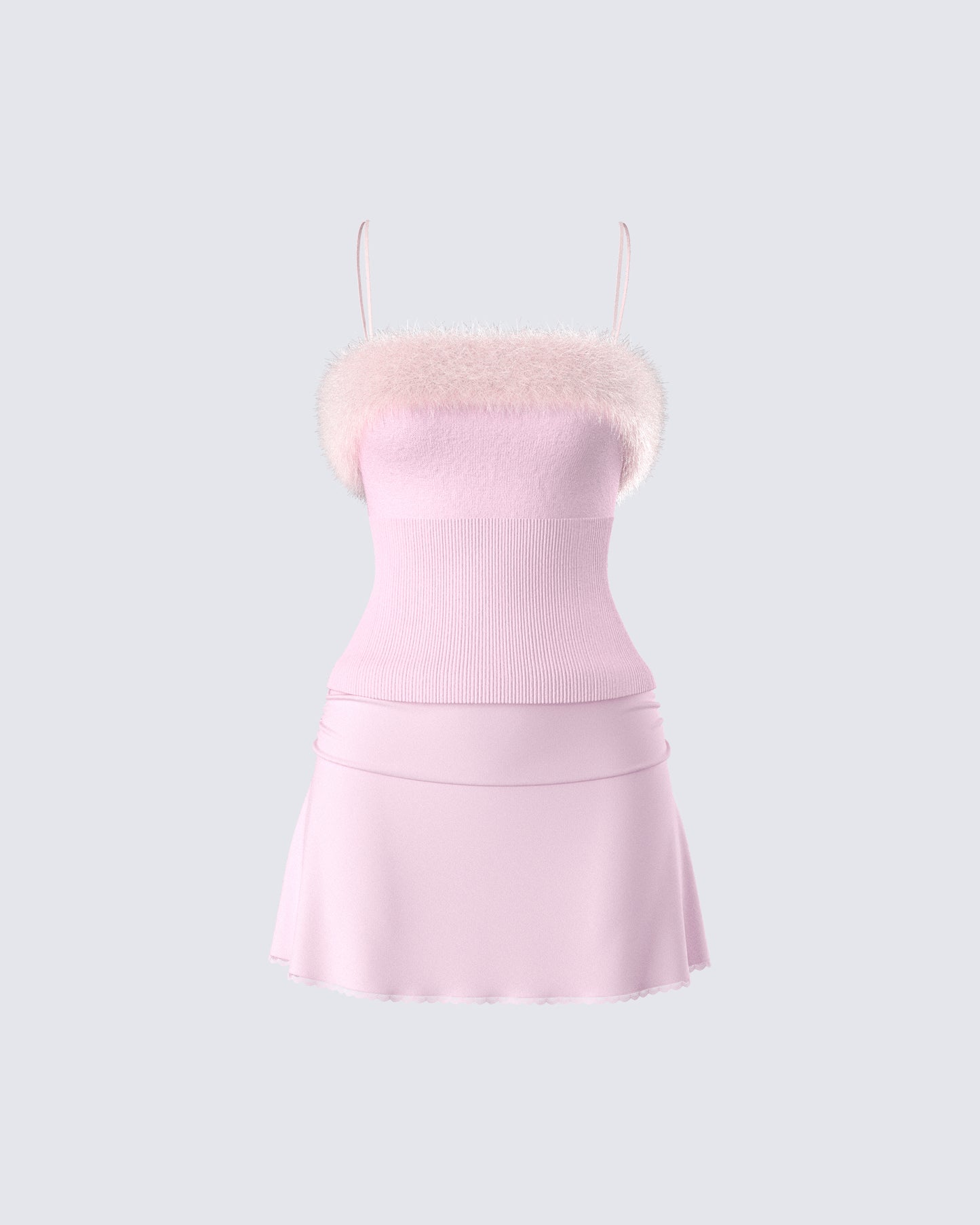 Karlissa Pink Faux Fur Set product front
