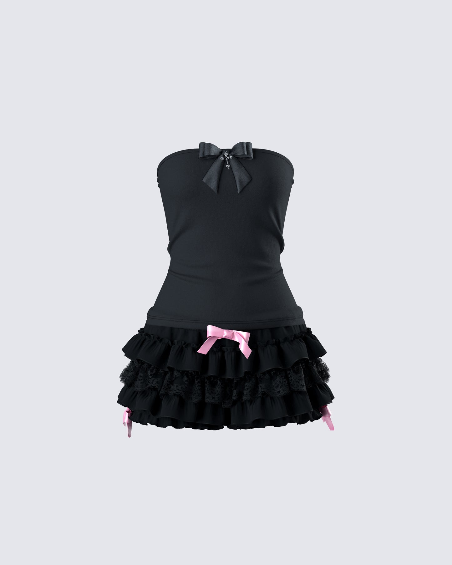Aloa Noir Ruffle Set product front