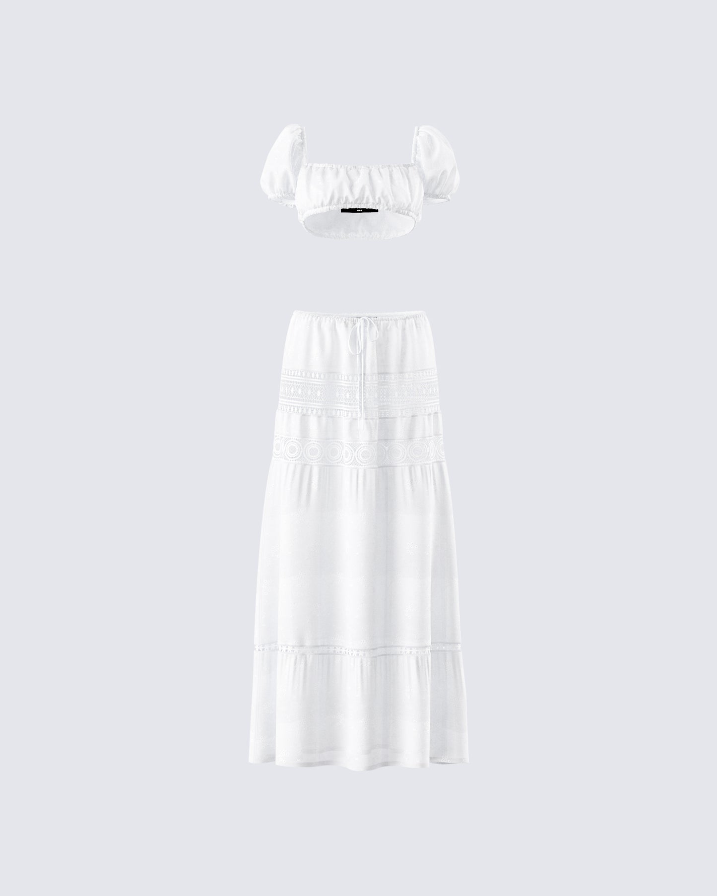 Rue White Floral Set product front