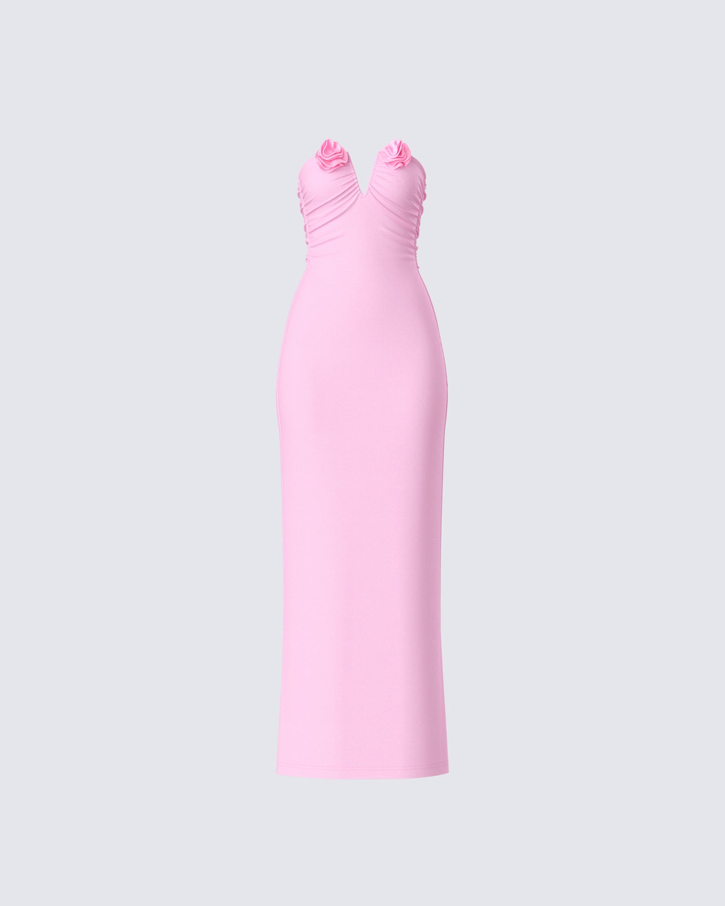 Veida Pink Flower Applique Dress product front