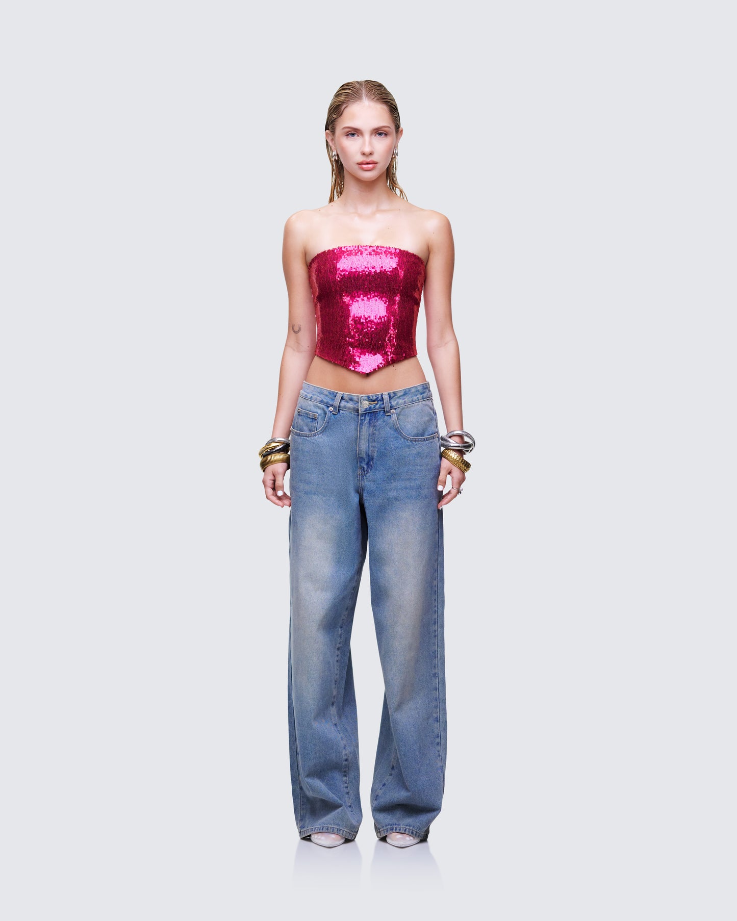Astraia Denim Set
model front