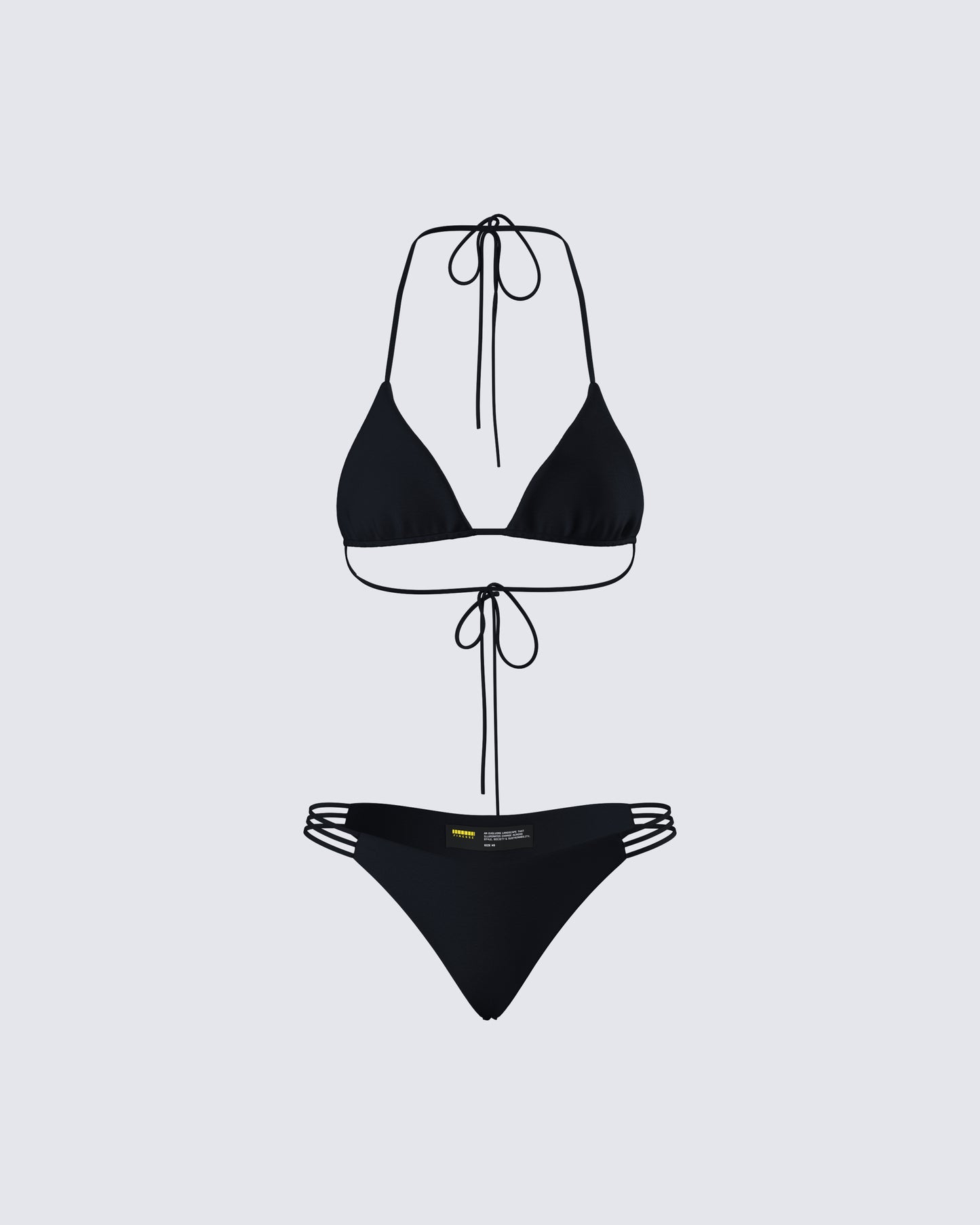 Halsey Black Bikini Set product front