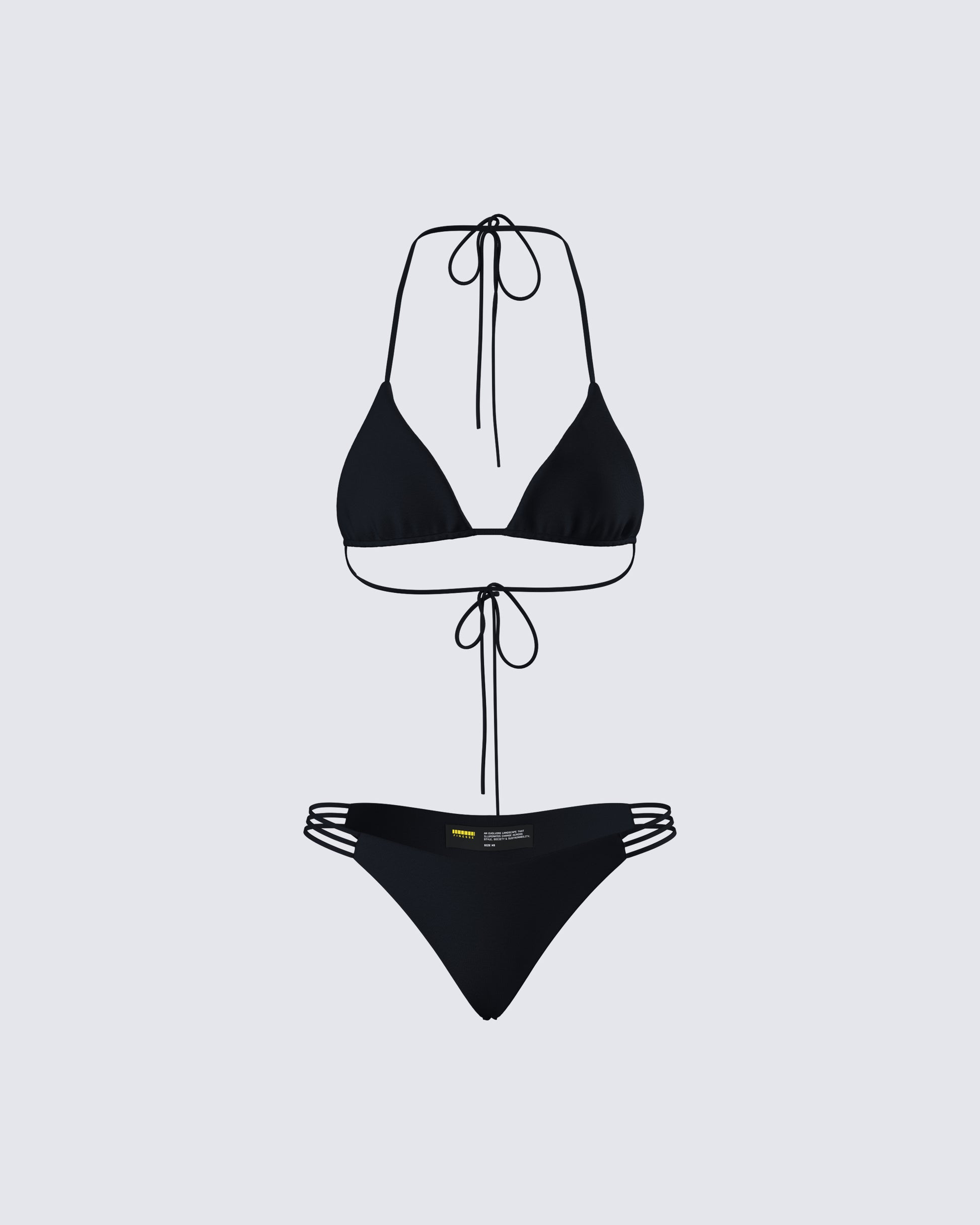 Halsey Black Bikini Set product front