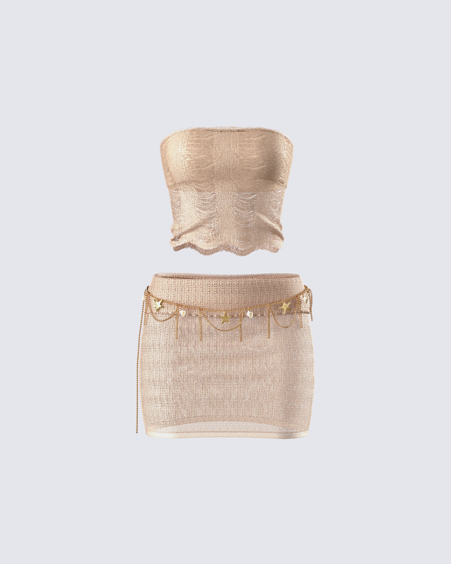 Sakura Gold Knit Set product front