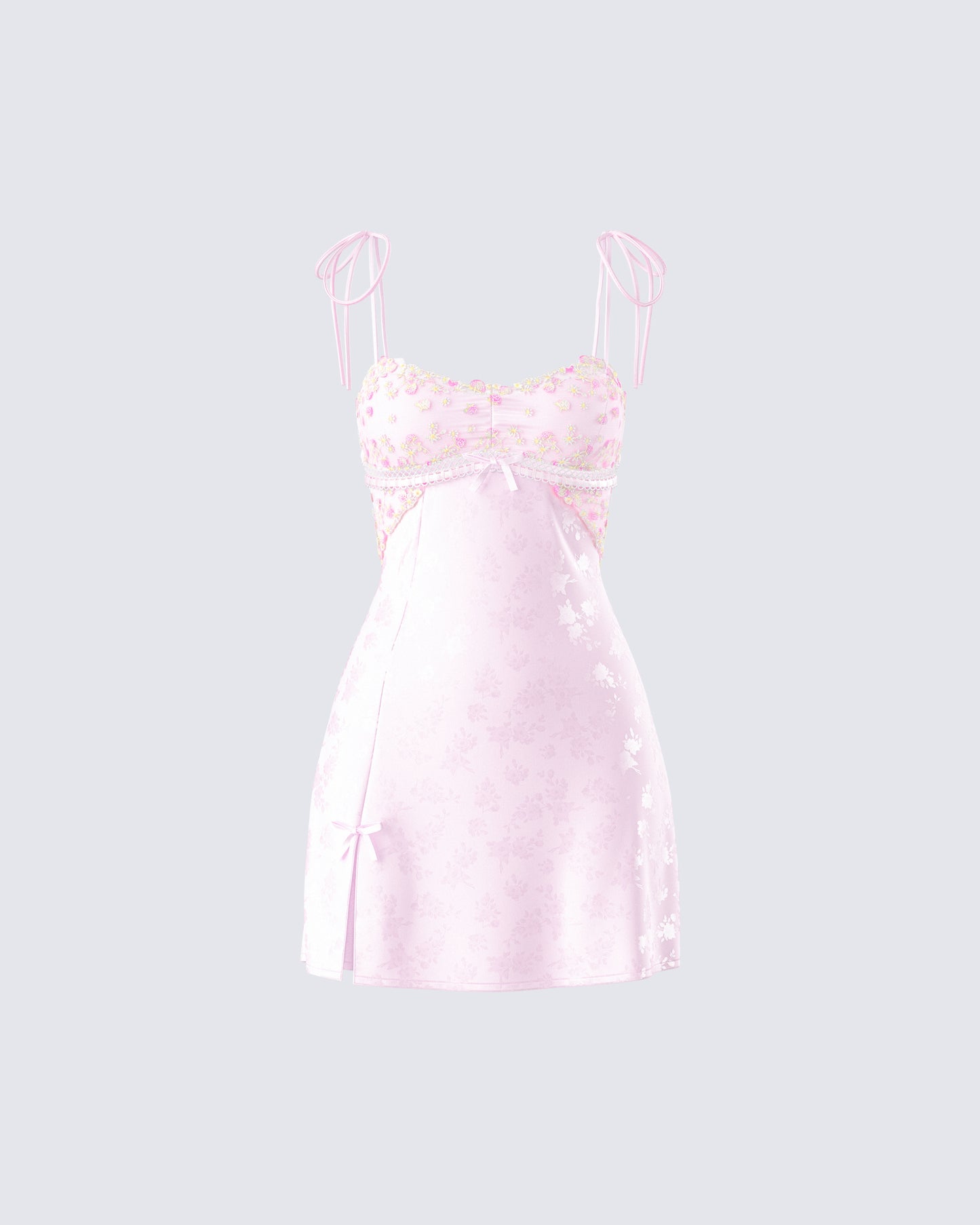 Lottie Pink Mini Slip Dress product front