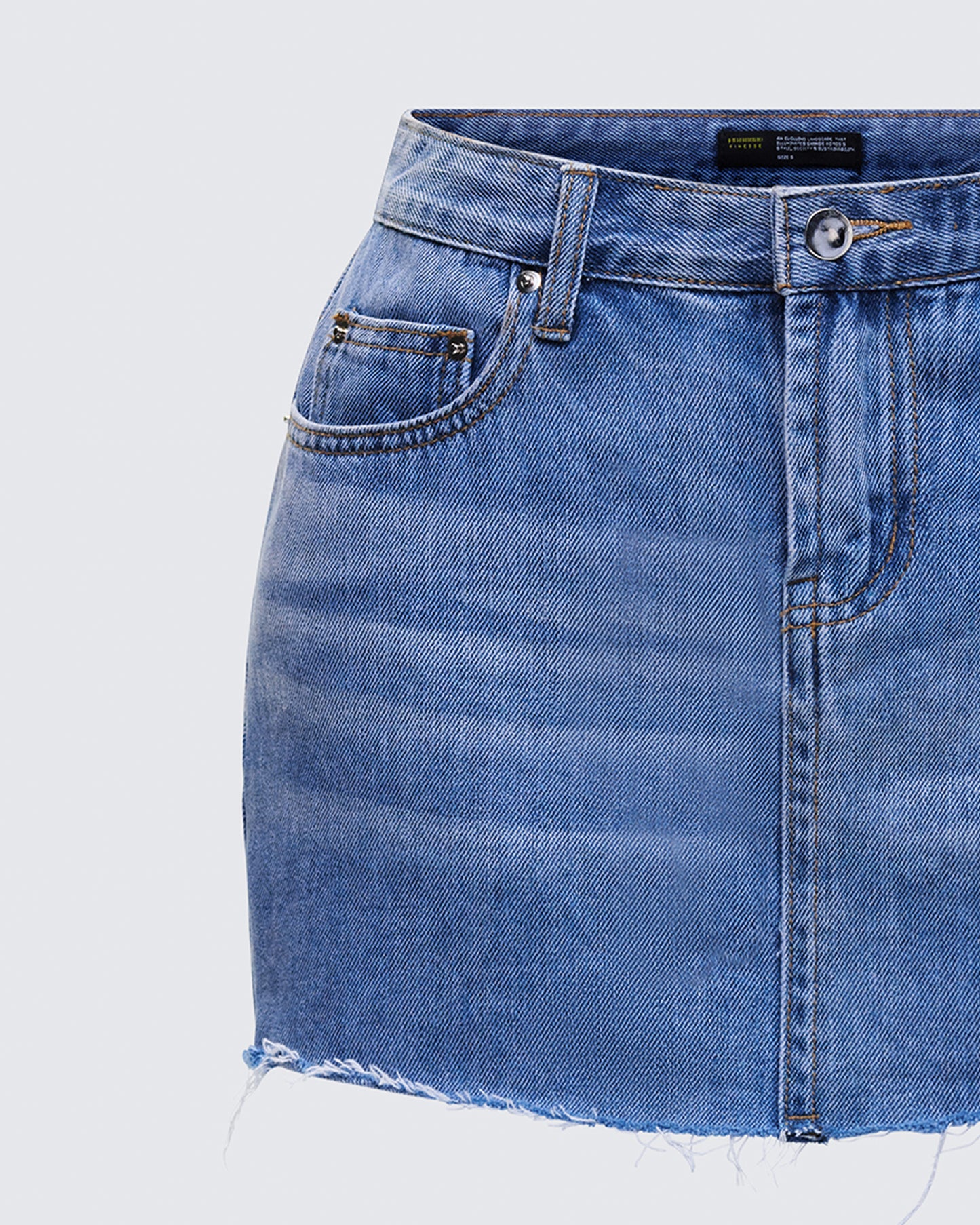 Inaya Blue Denim Mini Skirt