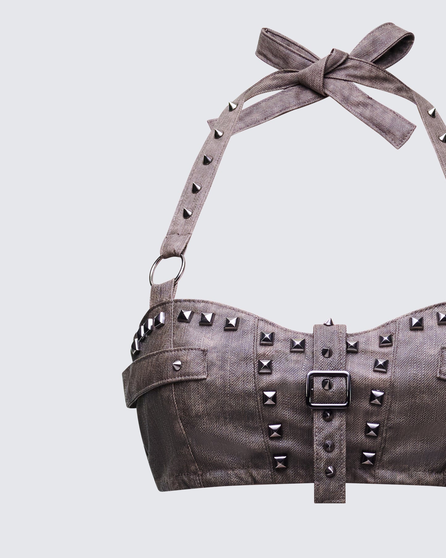 Hosea Brown Vegan Leather Bra