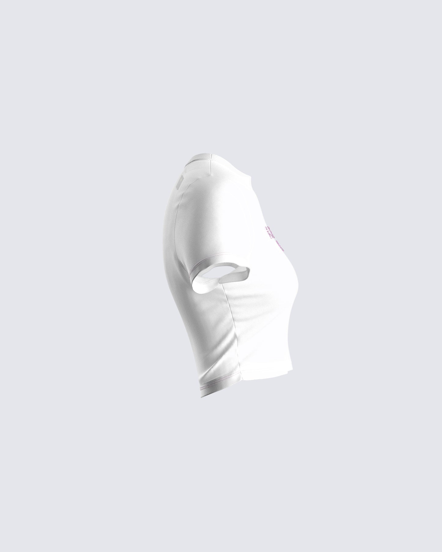 Marat White Jersey Graphic Top