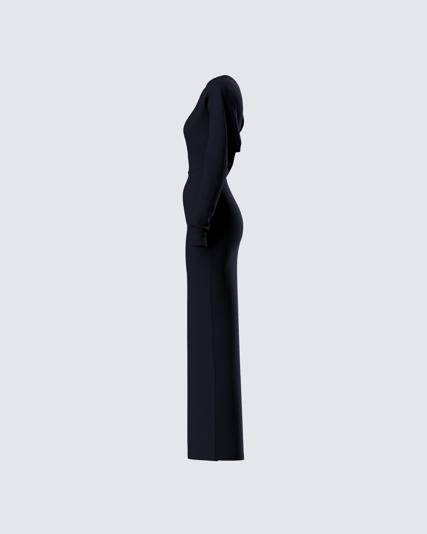 Morwena Black Off Shoulder Maxi Dress