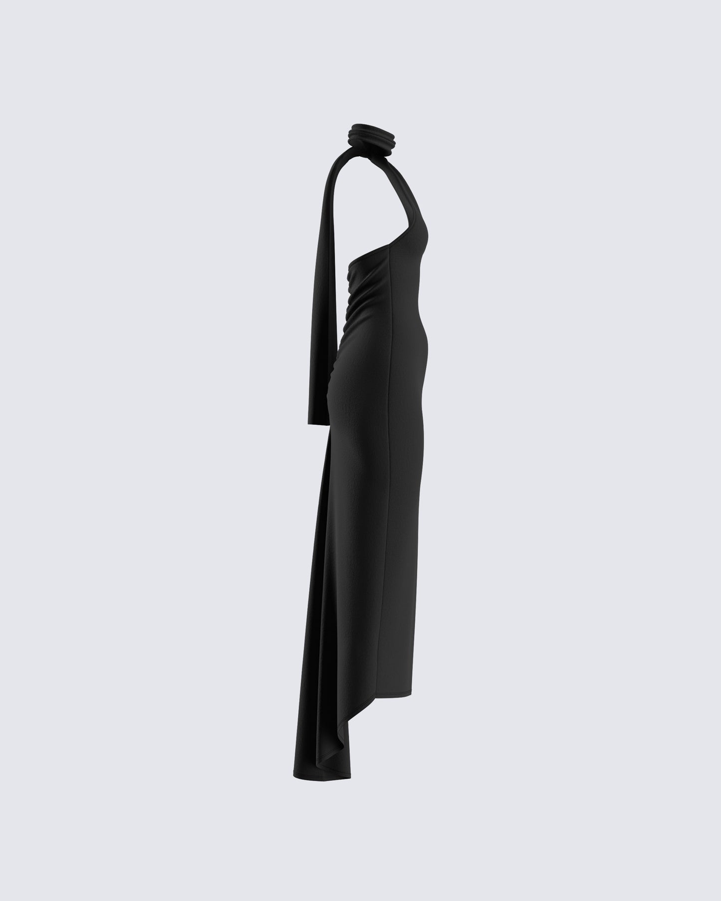 Toni Black One Shoulder Dress