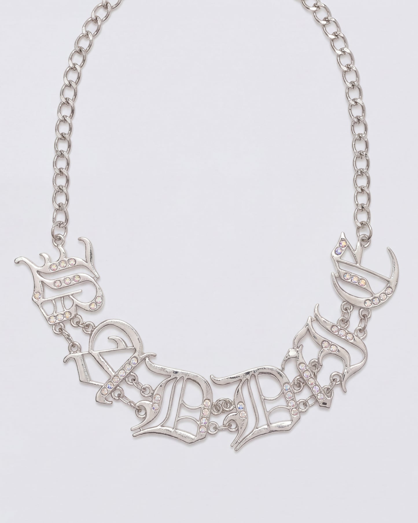 Silver choker front view β FINESSE
