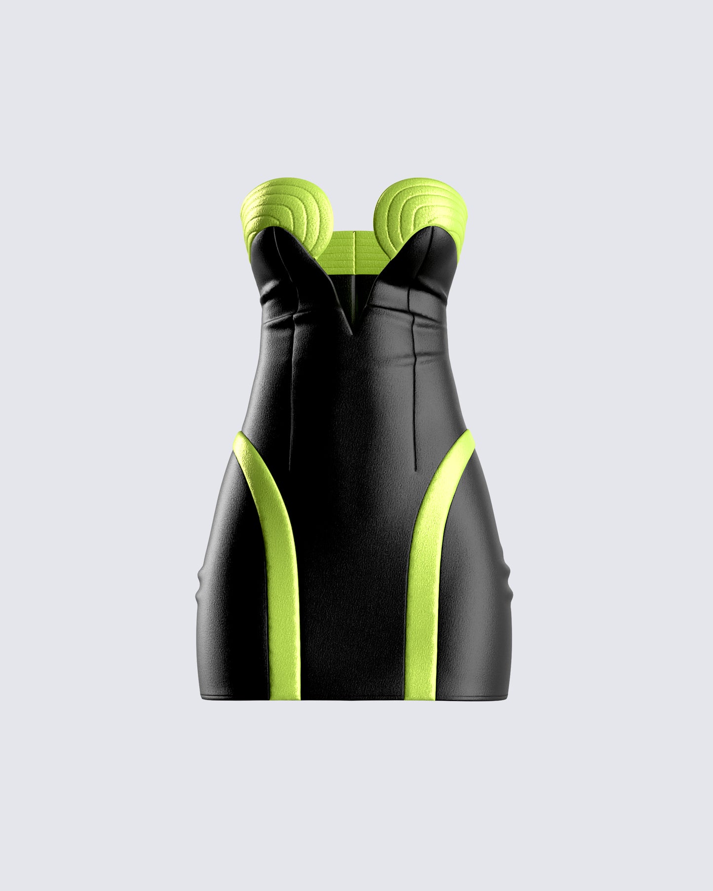 Camille Multi Satin Mini Dress 3d product front