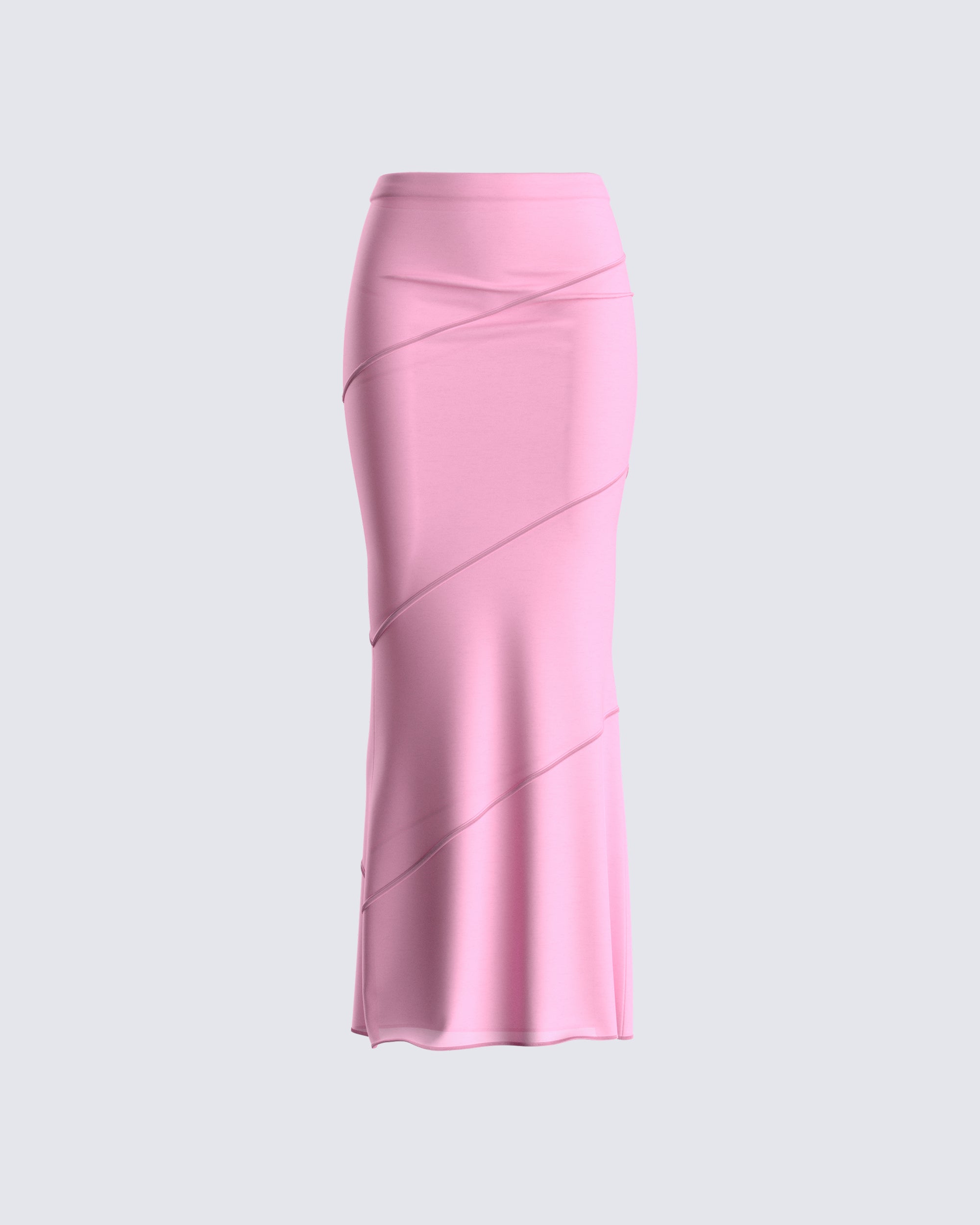 Pink mermaid hotsell pencil skirt