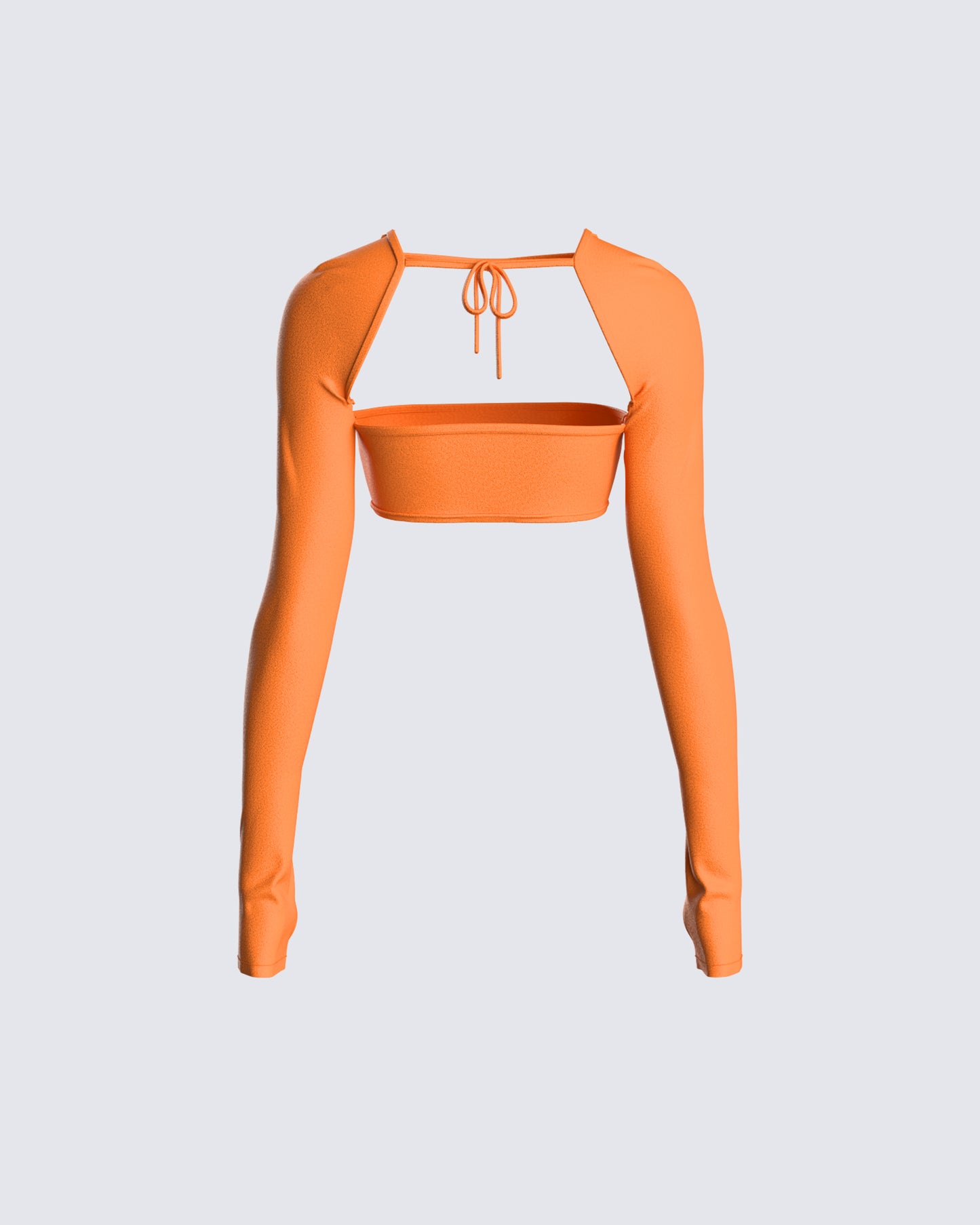 Carmina Orange Bandeau & Shrug