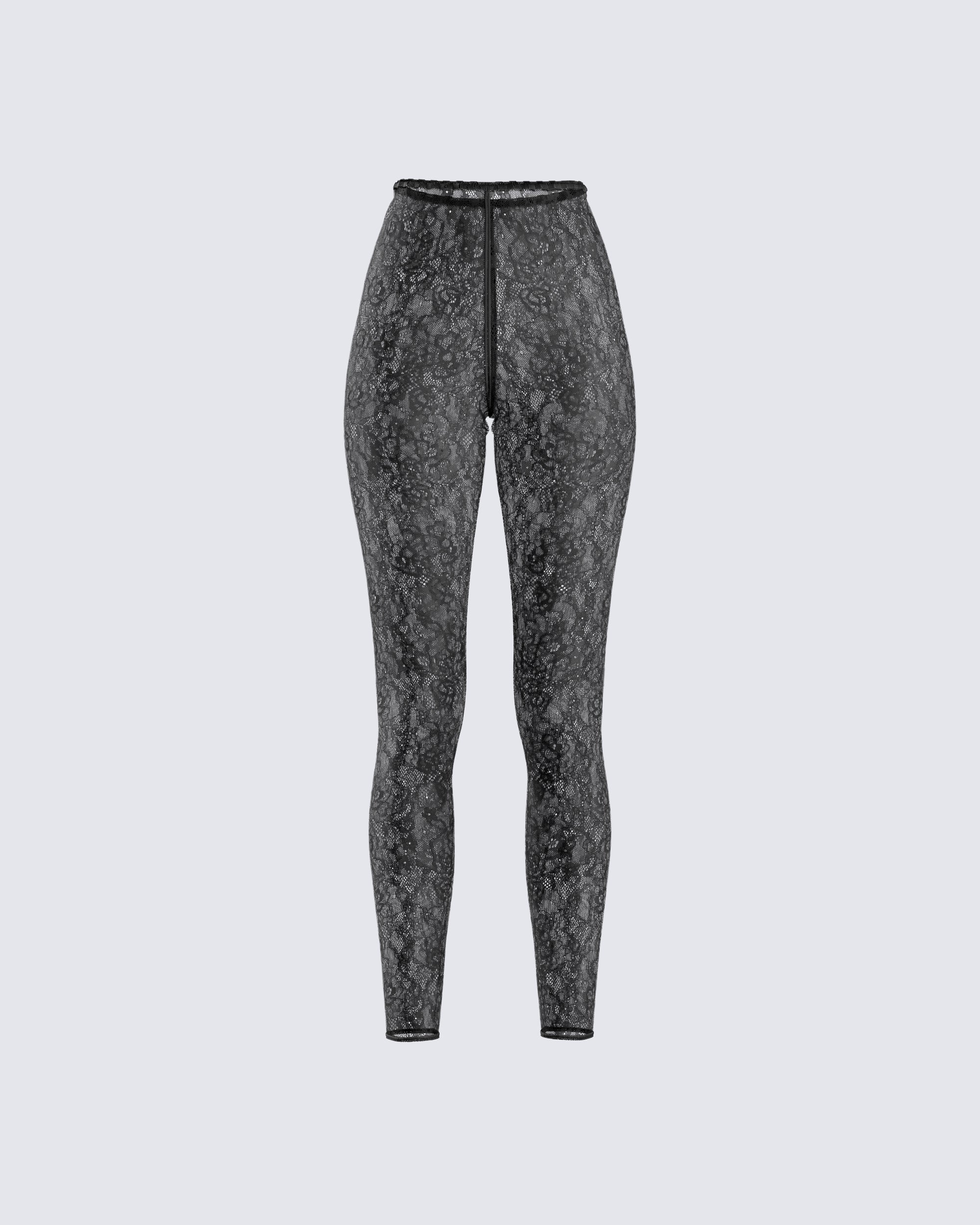Black Lace Capri Pants – Tillett's