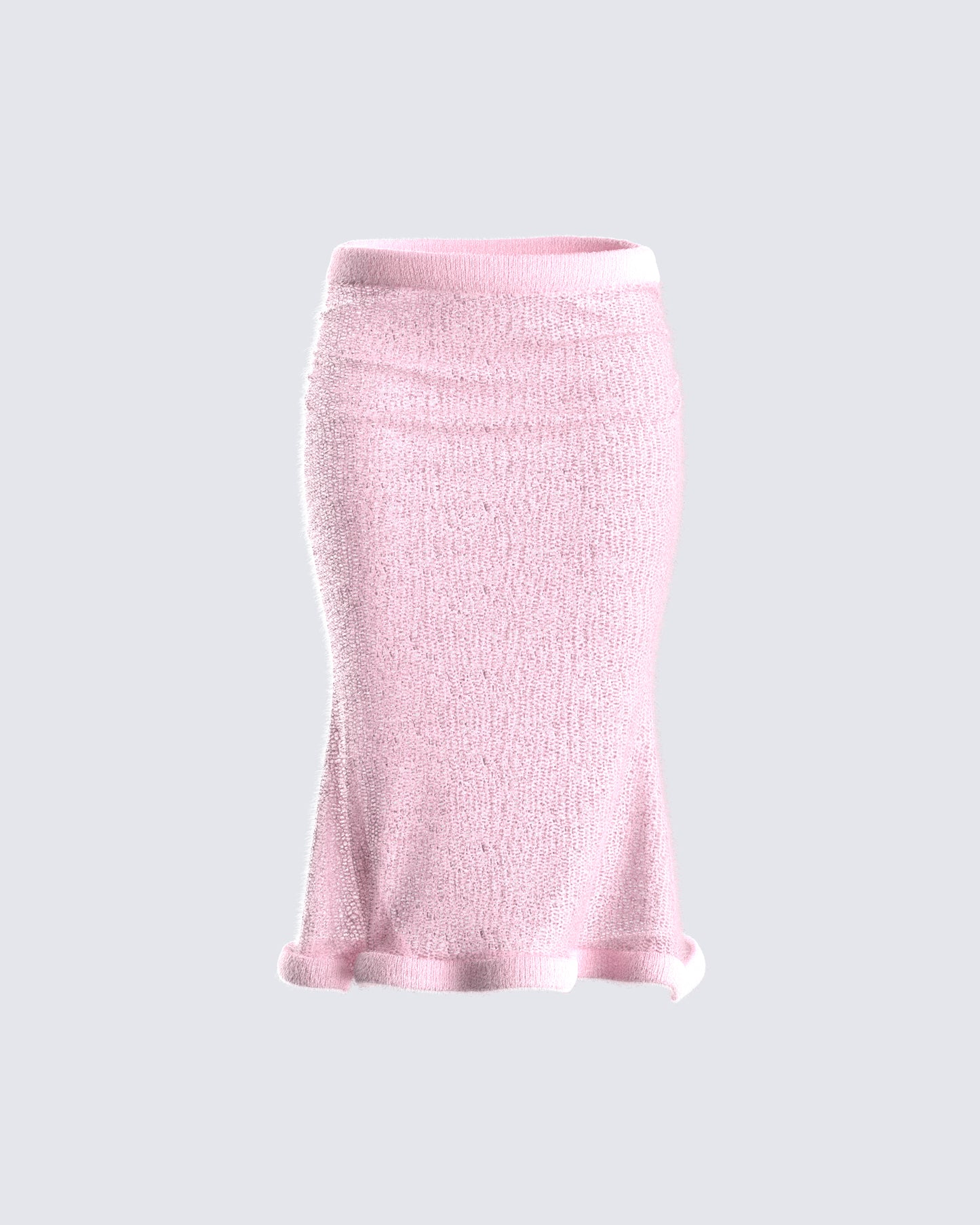 Senga Pink Sweater Midi Skirt 3d product front