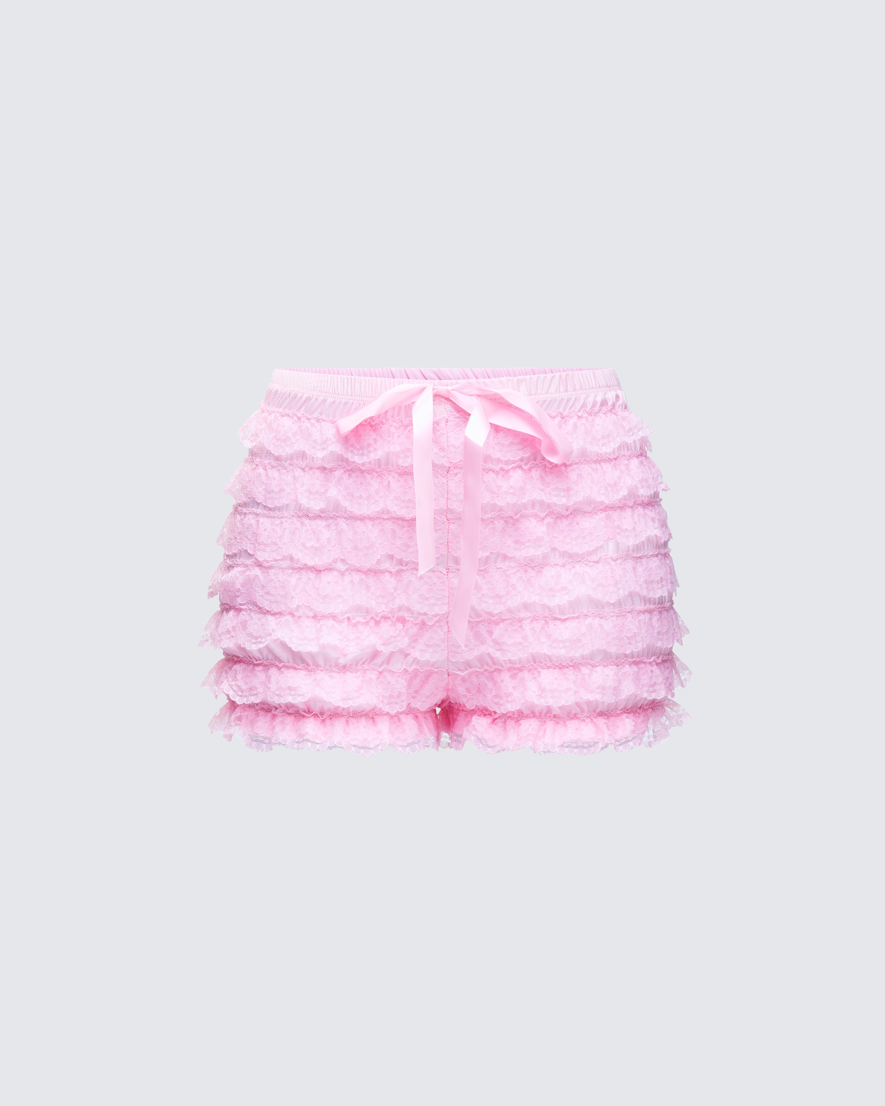 pink dress shorts Maddie Pink Lace Short Dress