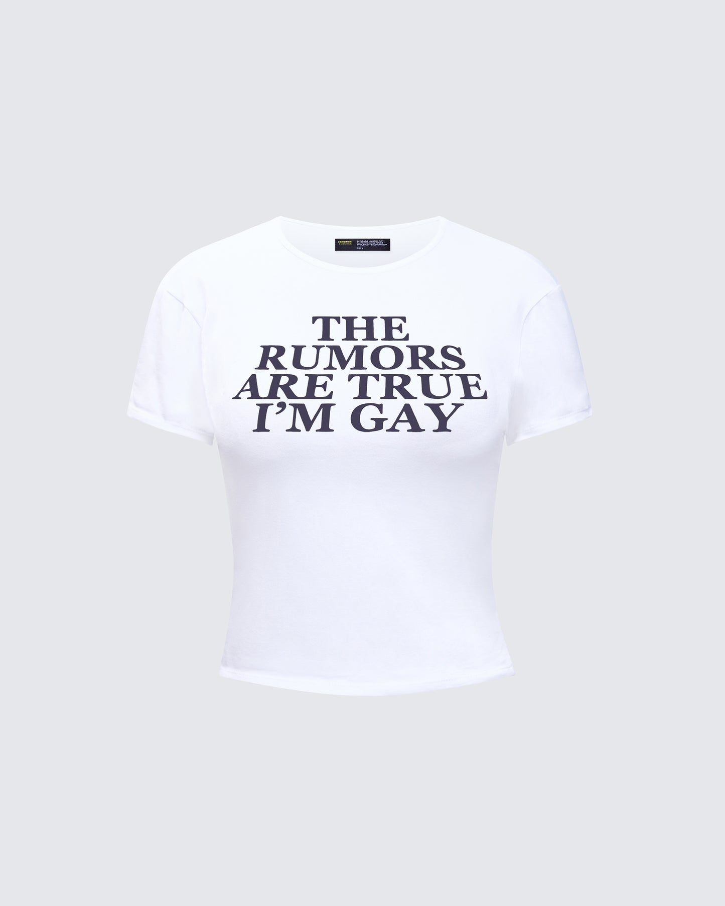 Eleni White Slogan Classic Tee product front