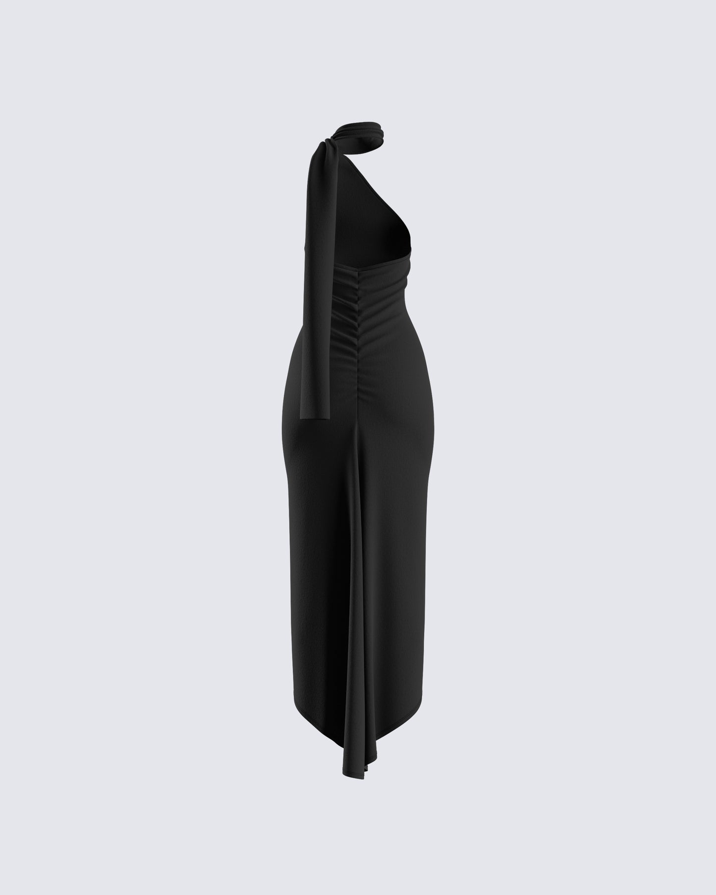 Toni Black One Shoulder Dress