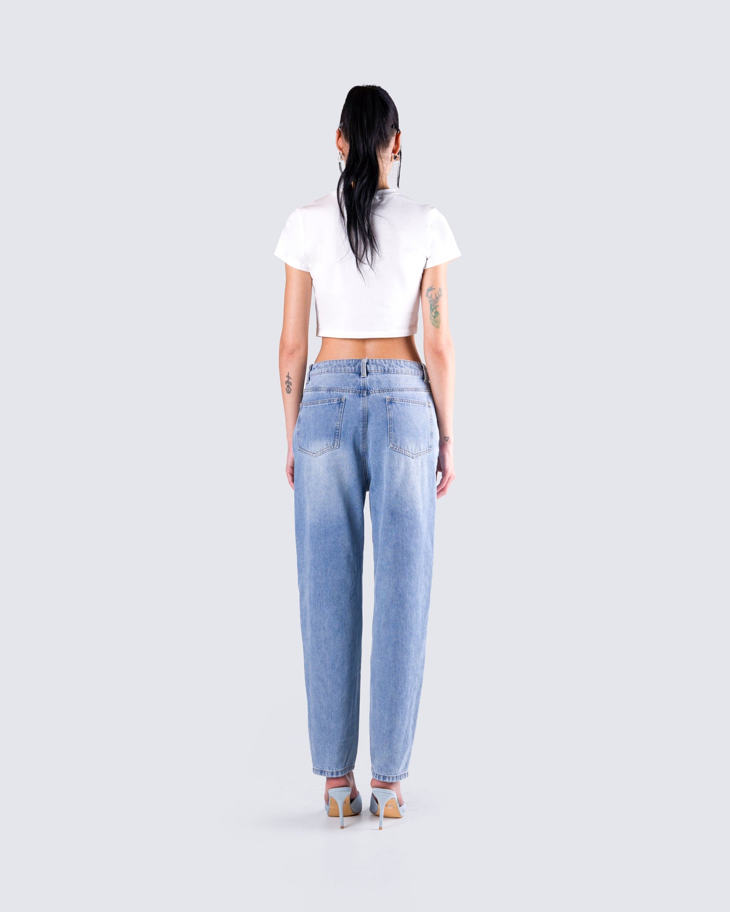 Kalea White Jersey Graphic Top