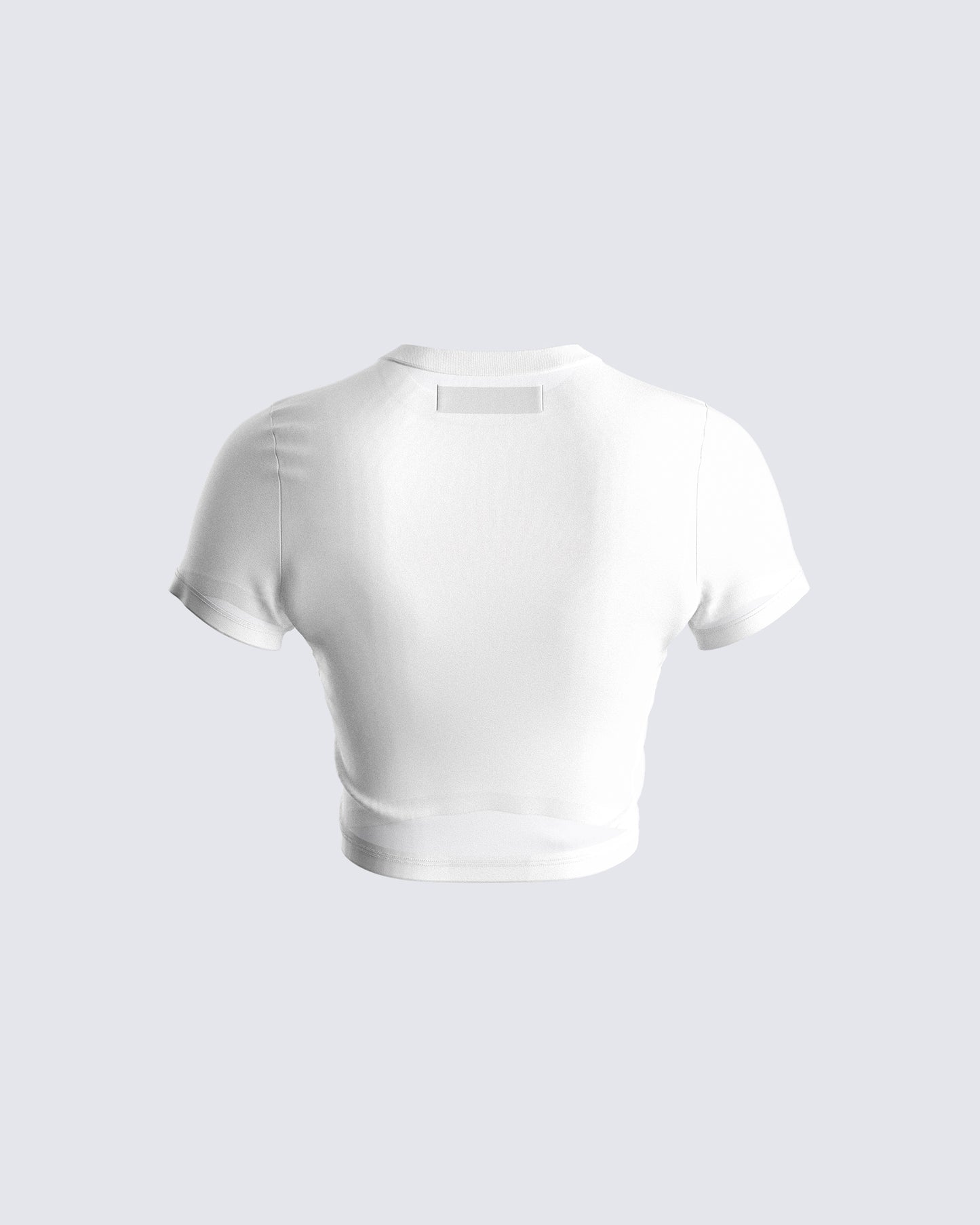 Kim White Jersey Graphic Top