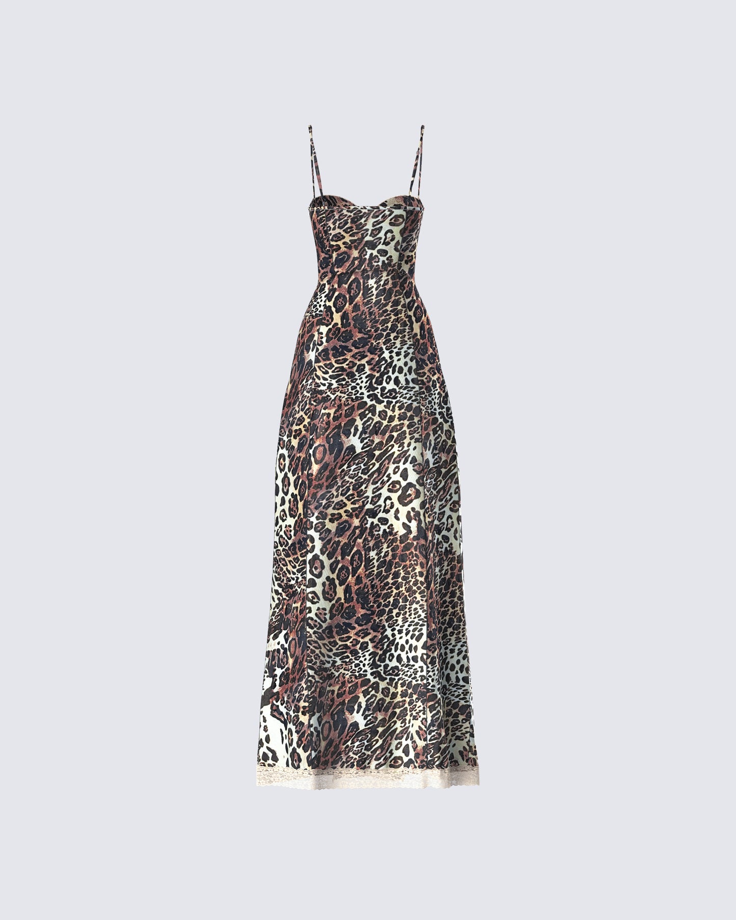 Royan Leopard Print Maxi Dress