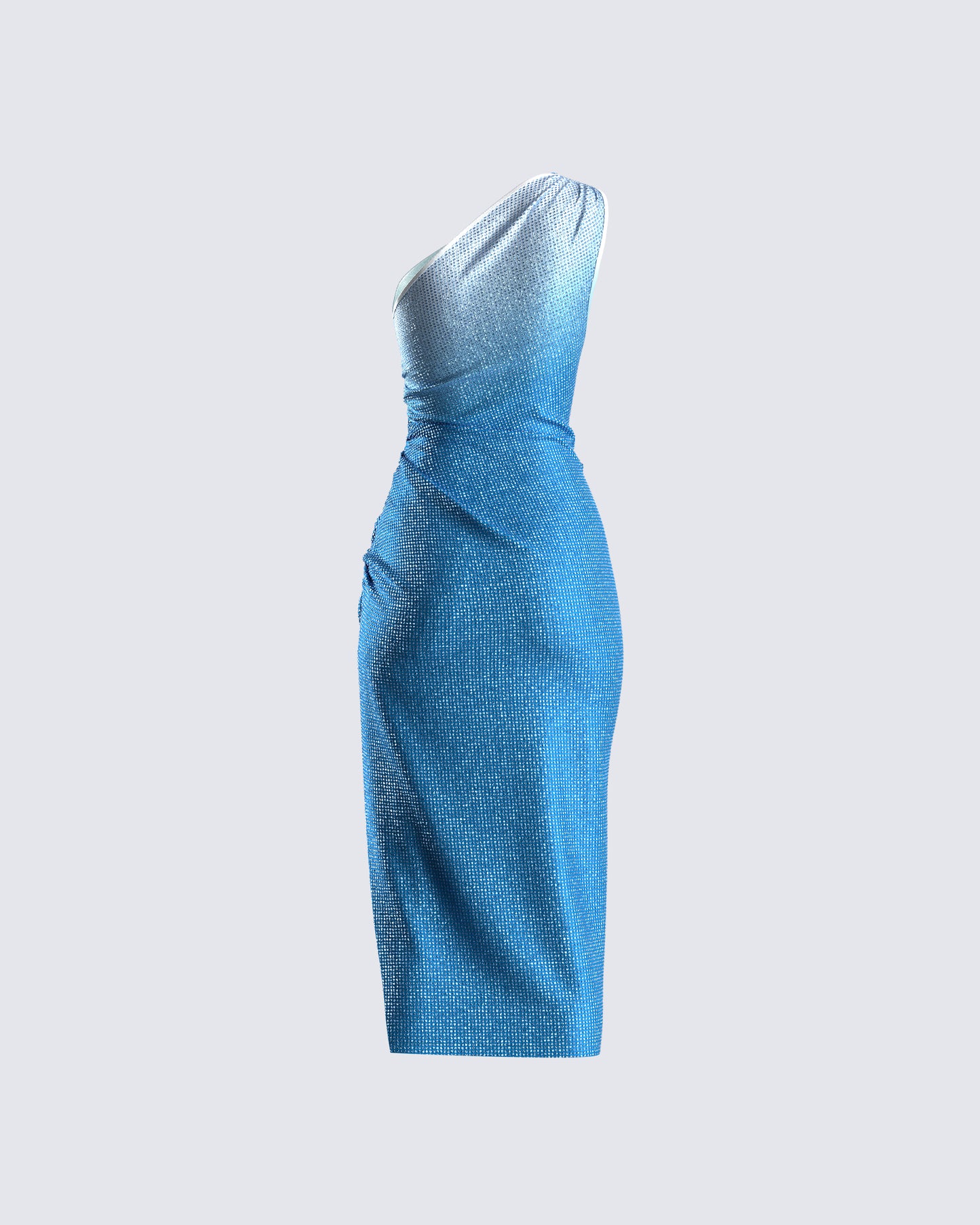 Liana Blue Ombre Rhinestone Dress