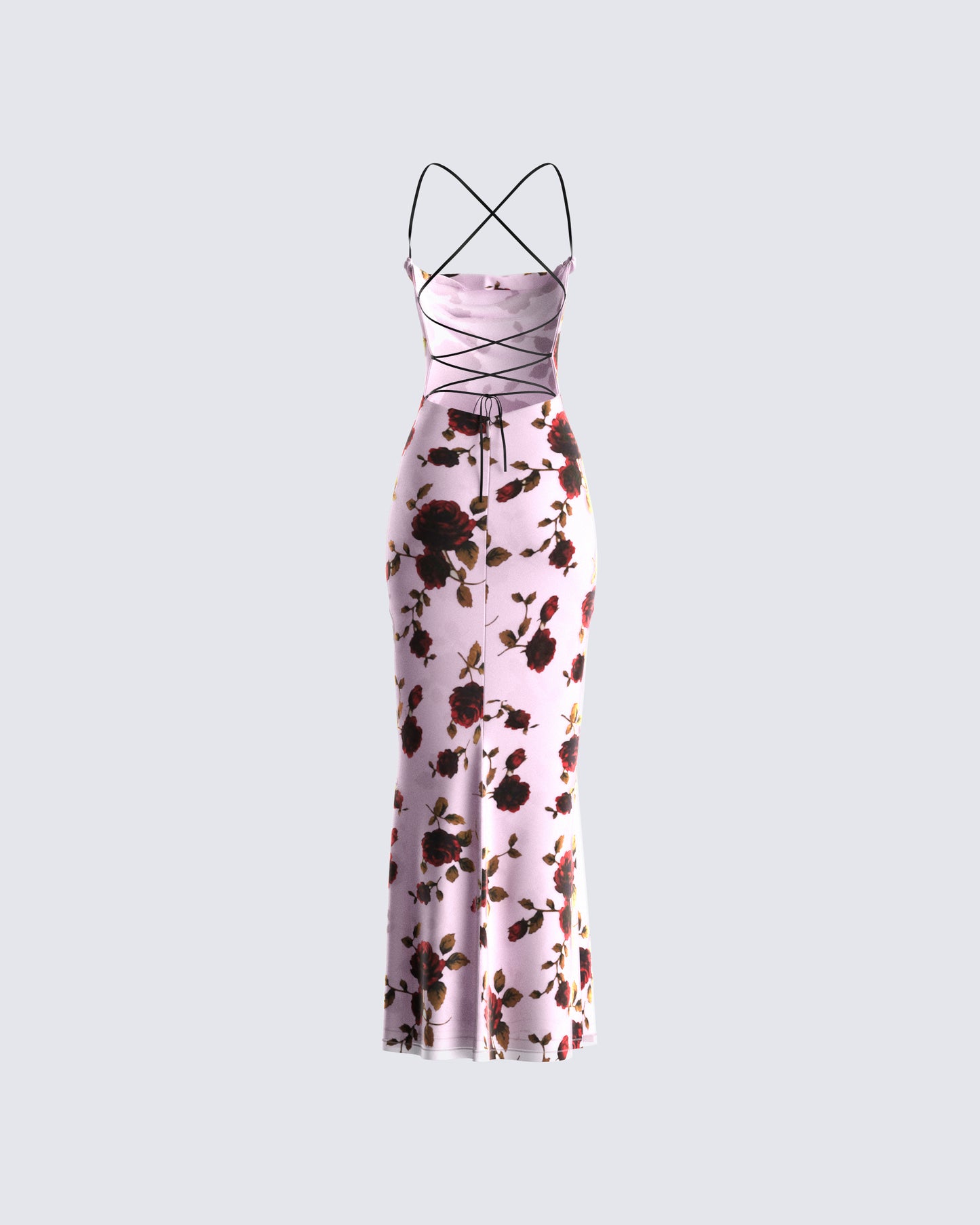 Lara Floral Velvet Burnout Dress