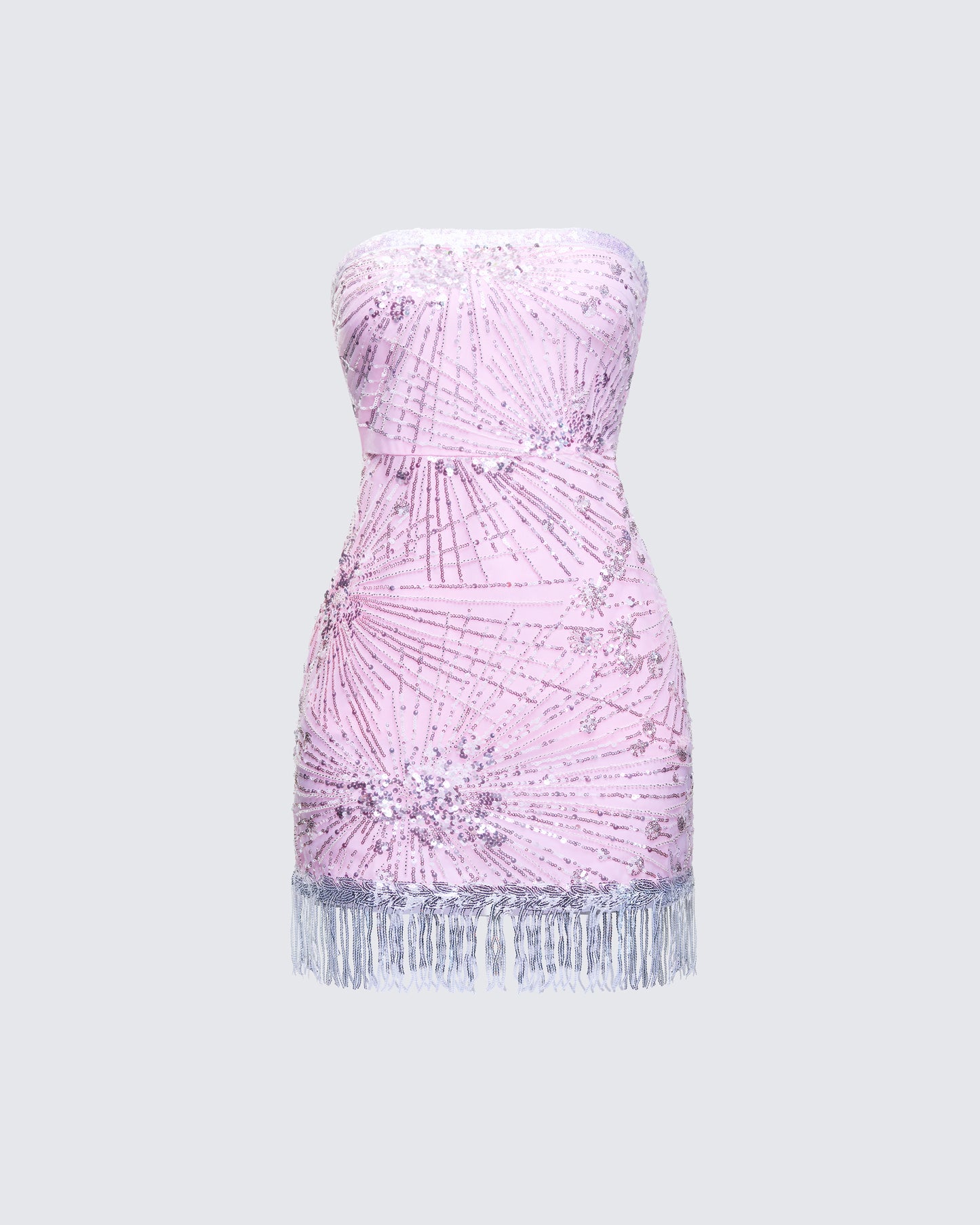 Jocelyn Pink Sequin Mini Dress product front