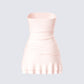 Nasrin Pink Jersey Mini Dress