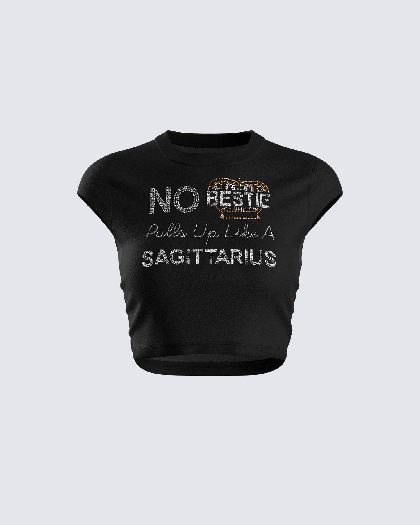 Naja Black Sagittarius Graphic Top 3d product front