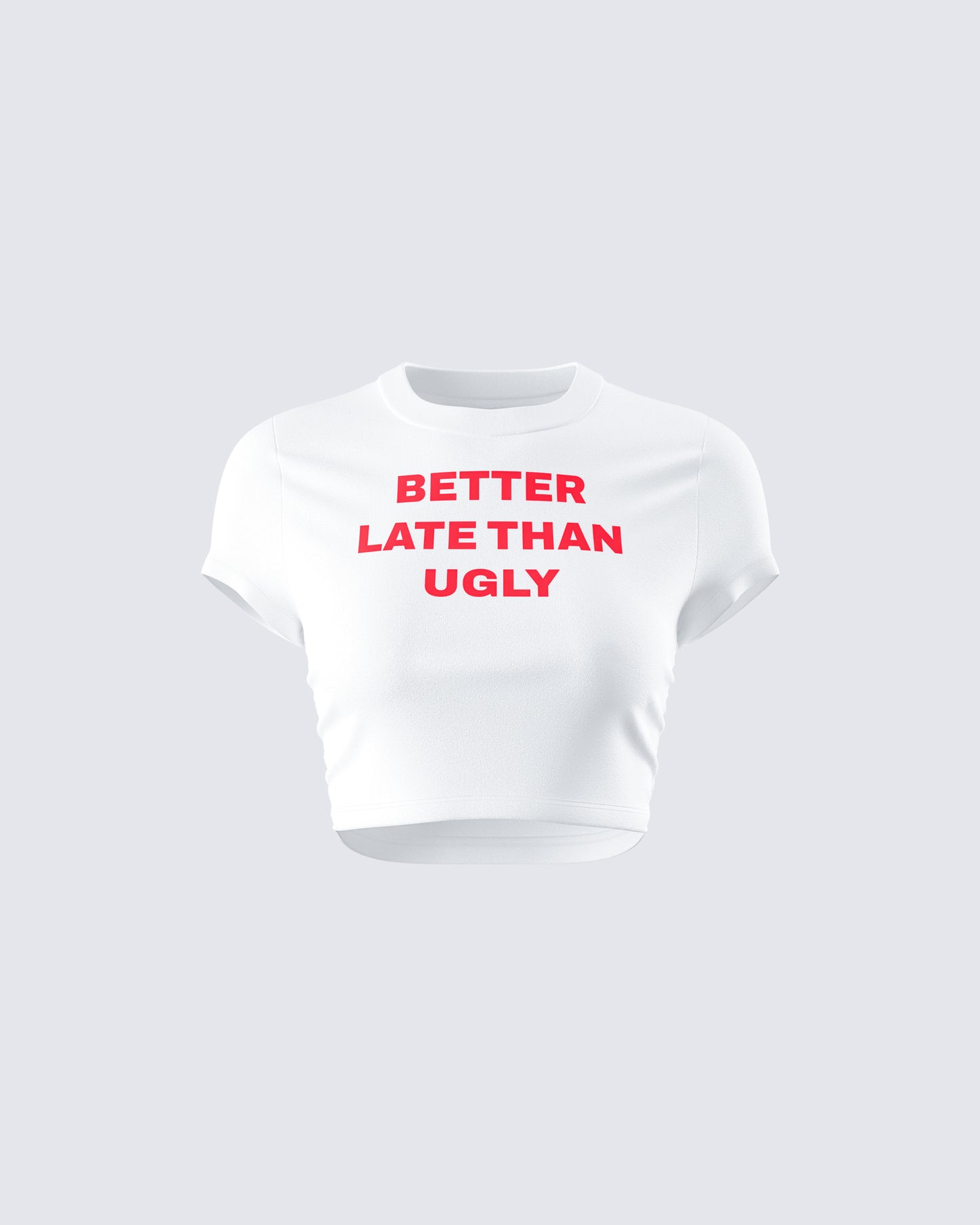 Nat White Jersey Graphic Top 3d product front