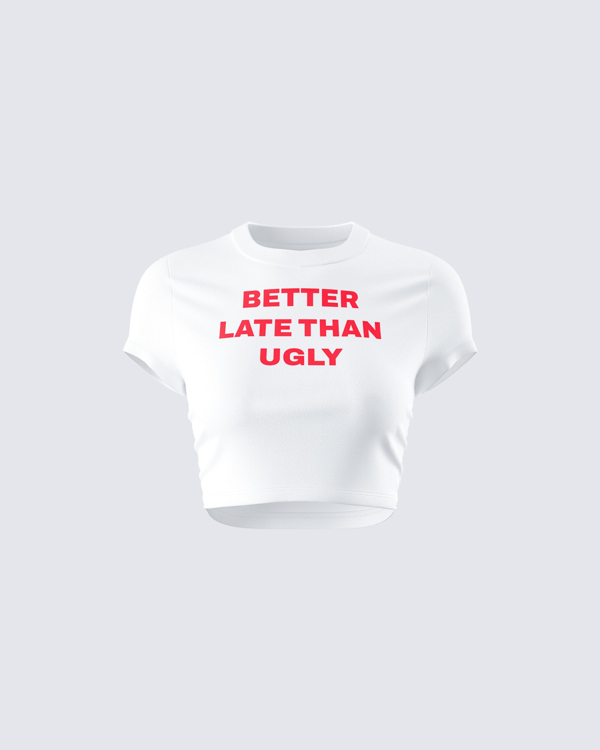 Nat White Jersey Graphic Top 3d product front