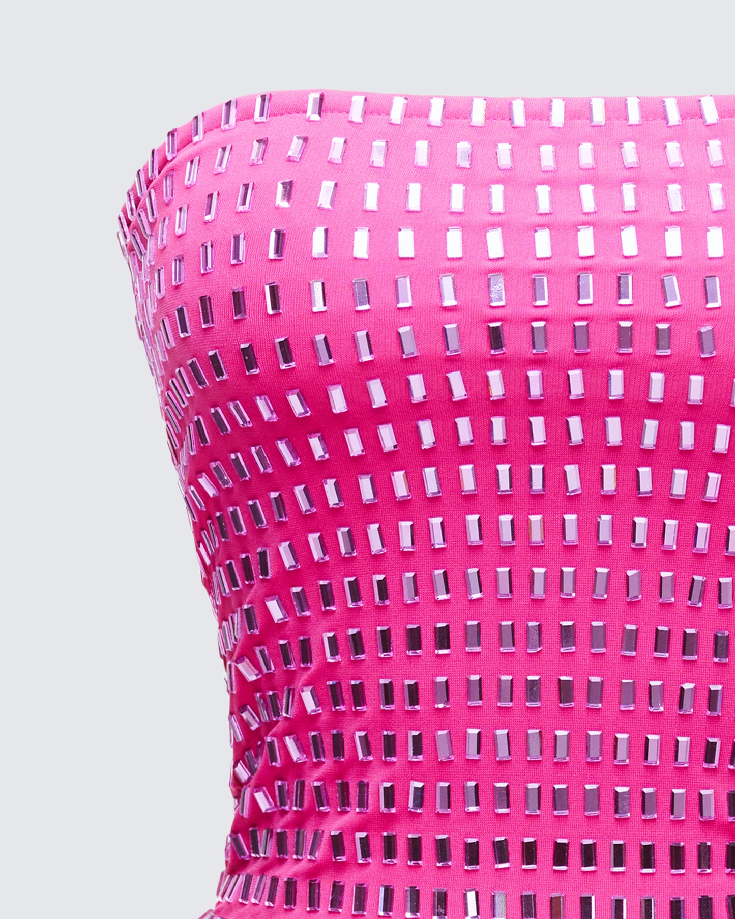 Luminosa Pink Hotfix Tube Top