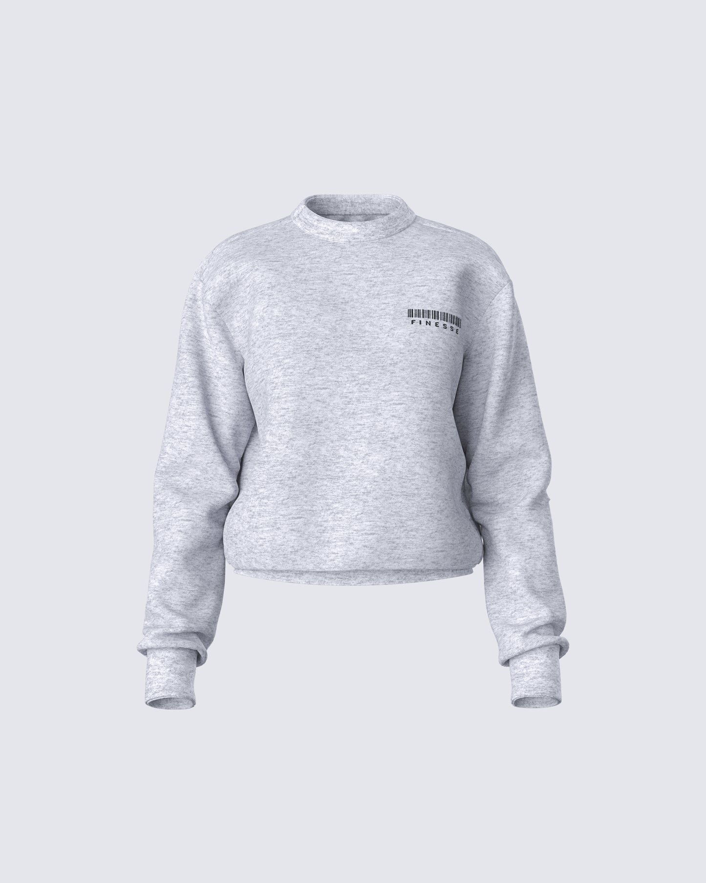 Kemi Heather Grey Logo Sweatshirt product front