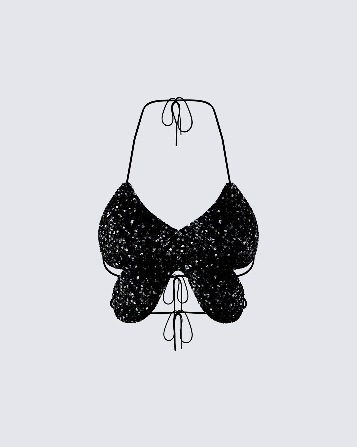 Amelie Black Butterfly Top product front