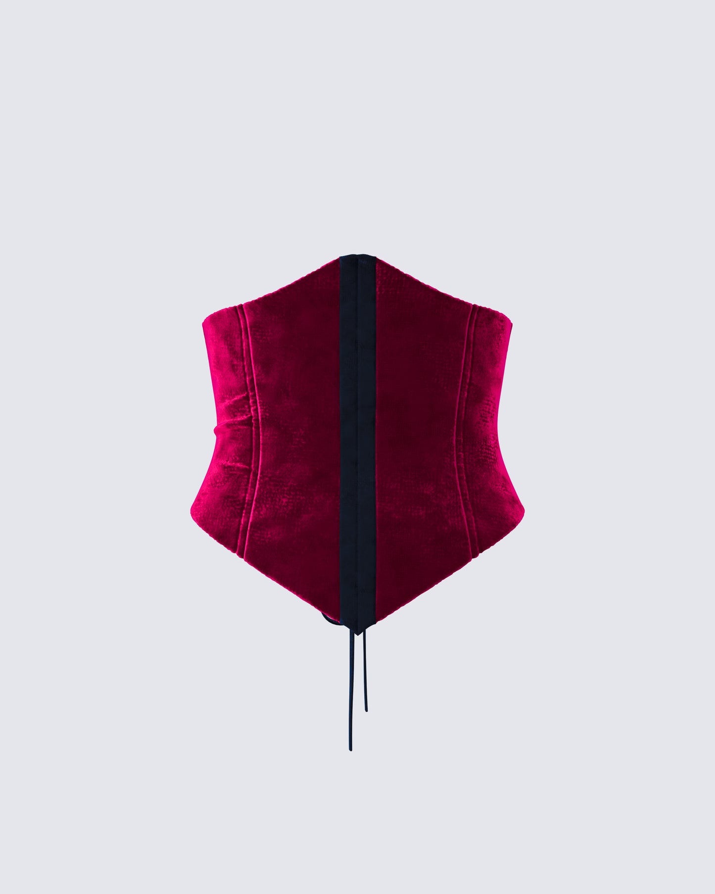 Moira Burgundy Velvet Corset Top